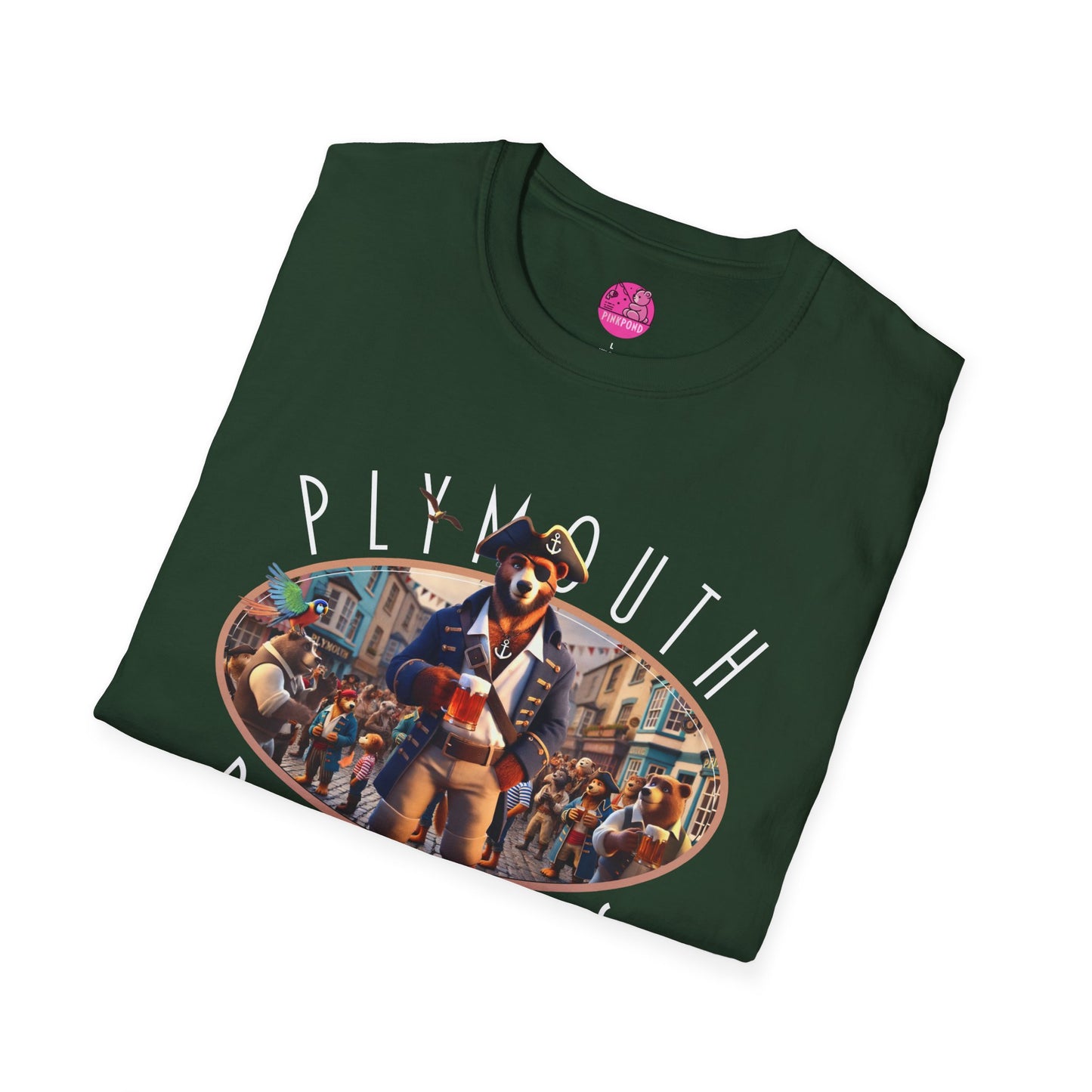 Plymouth Pirates Bear T-Shirt