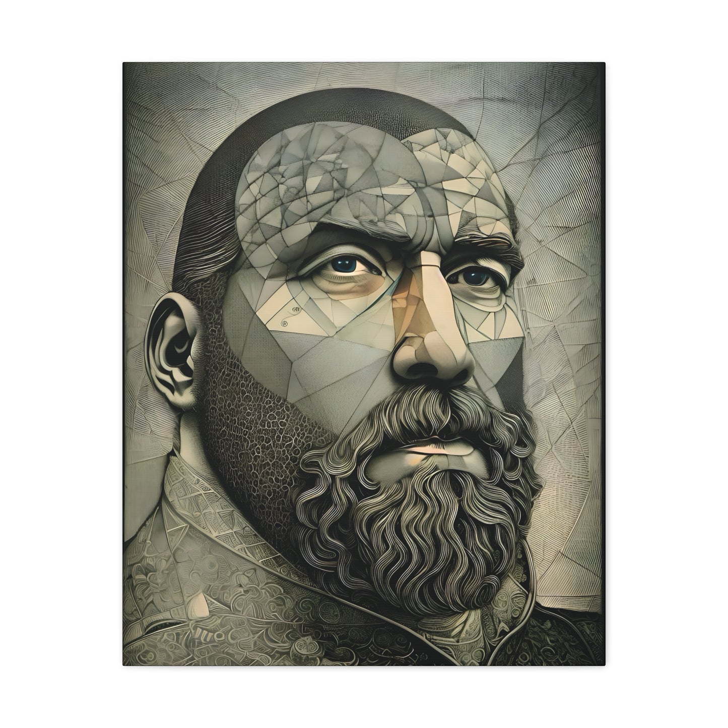 Fractured Peace - Fine Art Print by Andrew McCarter adapted from a drawing by David Lake