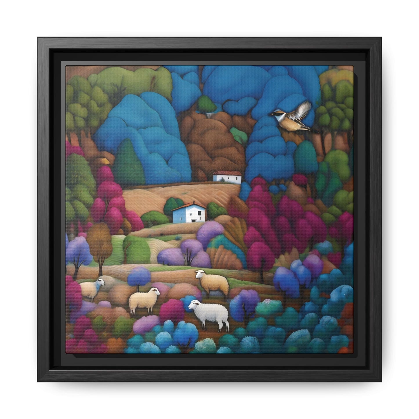 The Painted Valley Canvas Print by Andrew McCarter