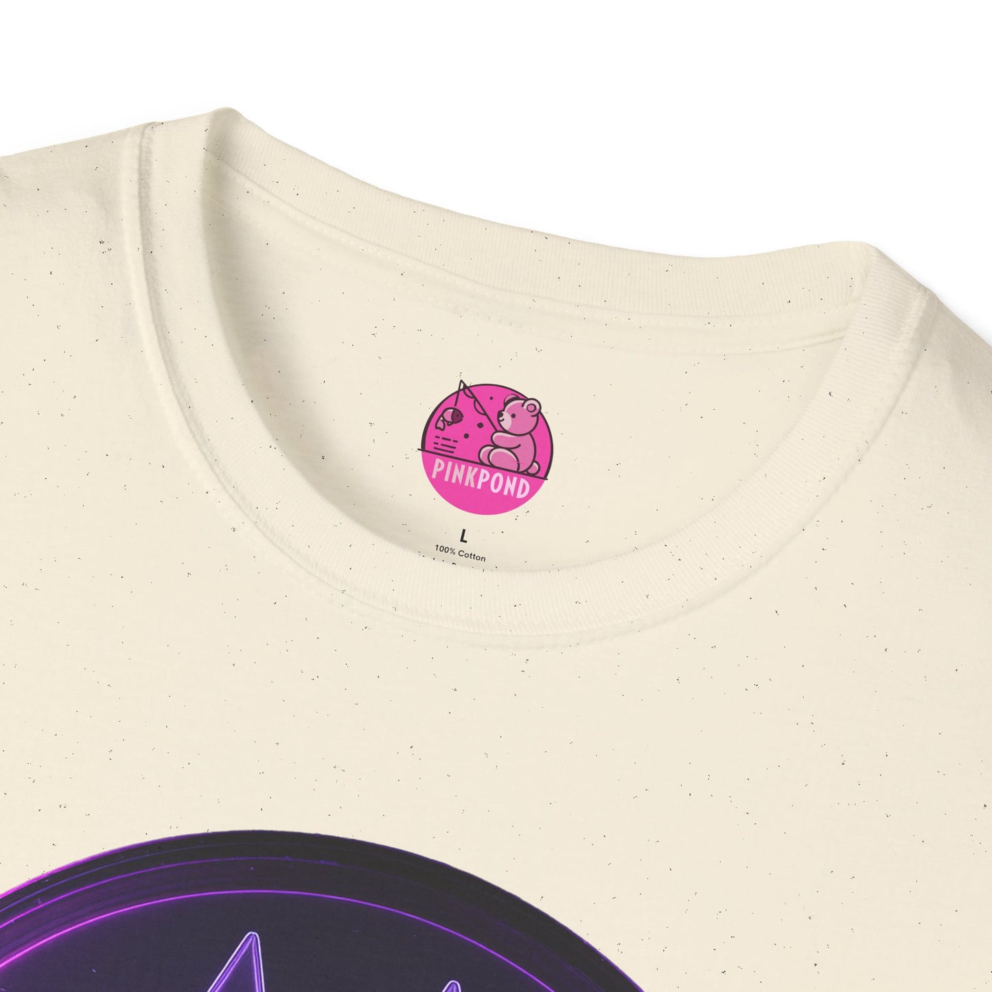Neon Paw Power T-Shirt - Retro-Futuristic Animal Lover Tee