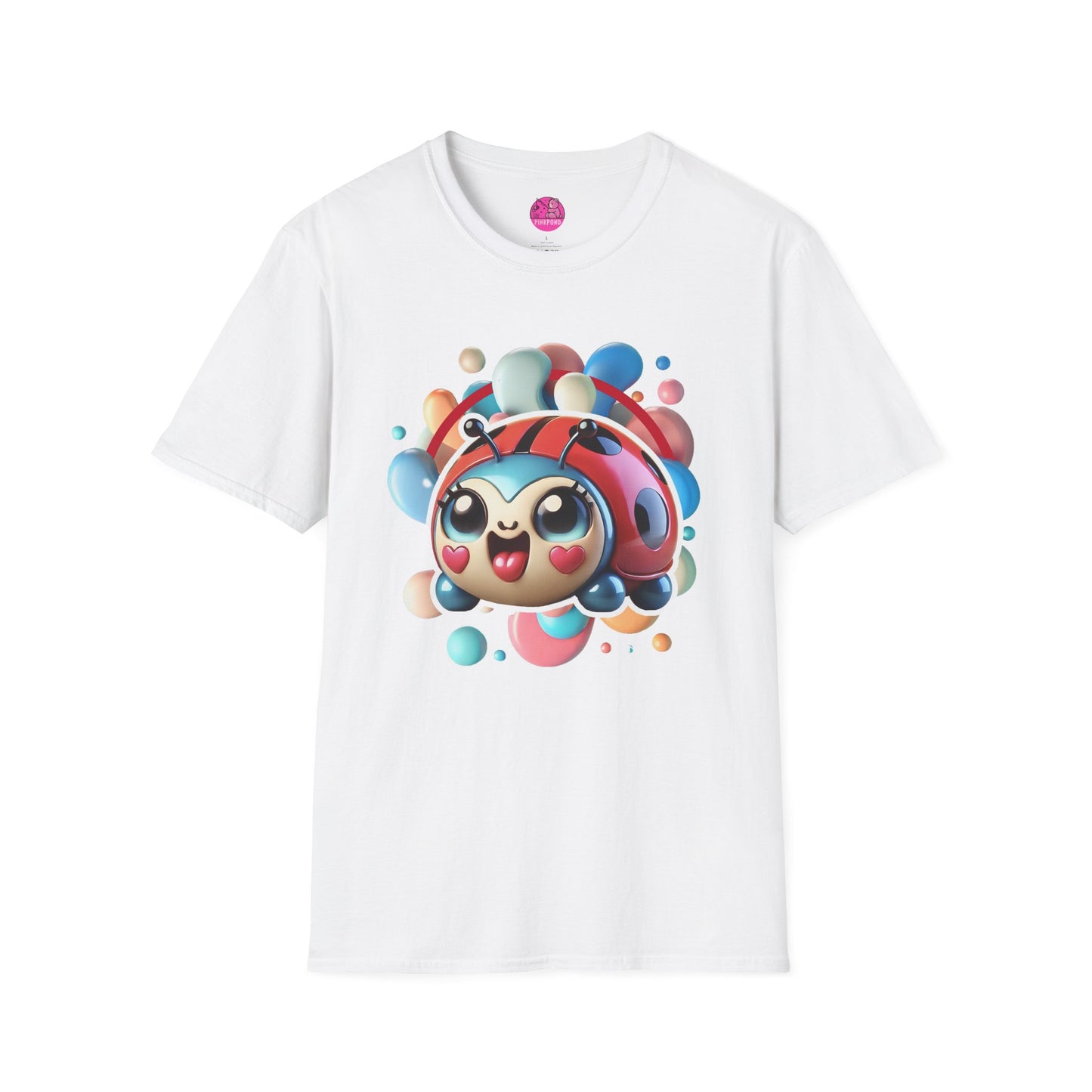 Leticia Ladybird Tee – Sweet, Stylish & Full of Charm!  T-Shirt - Unisex Tee for Fun-Lovers 🐞✨