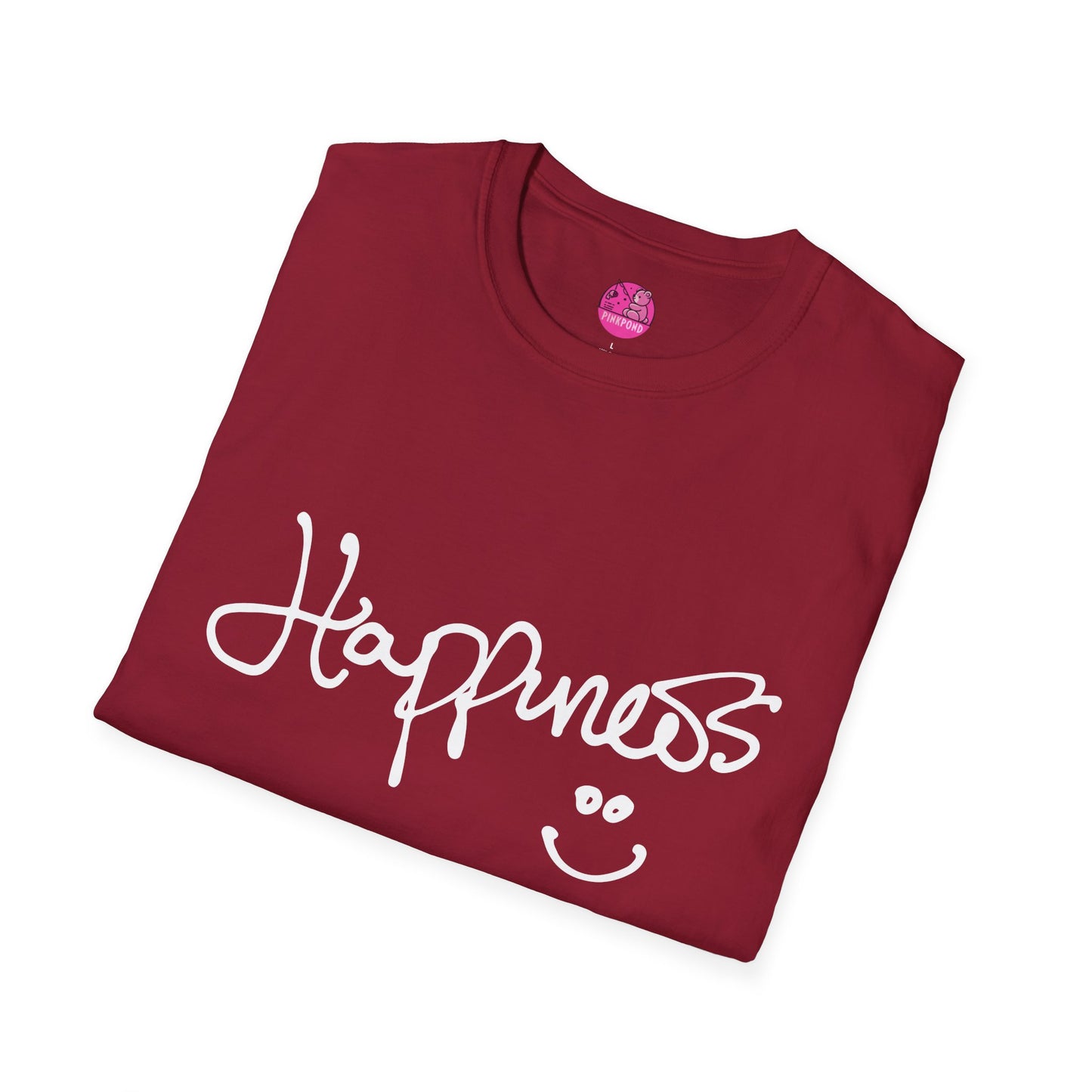 Happiness - Minimalist Positive Vibes T-Shirt