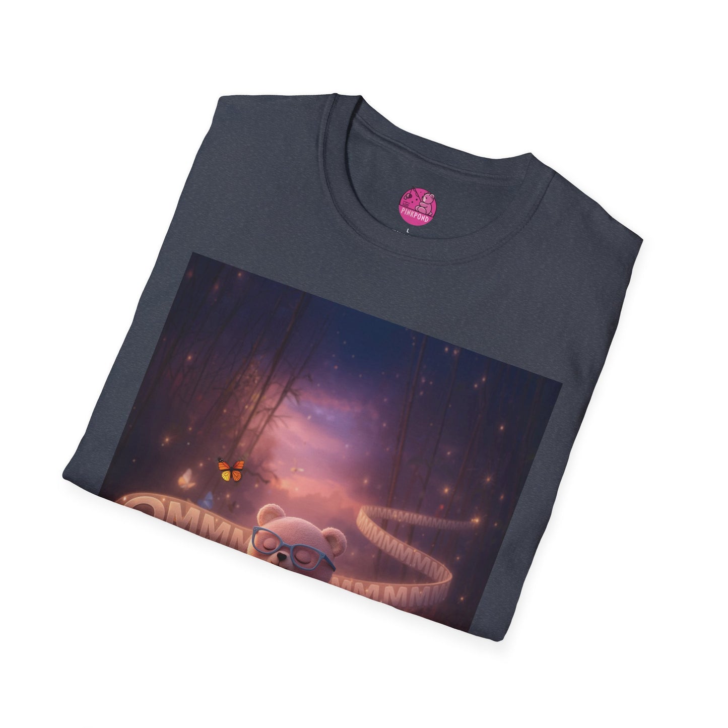 Meditating Bear Dusk Dreamscape T-Shirt