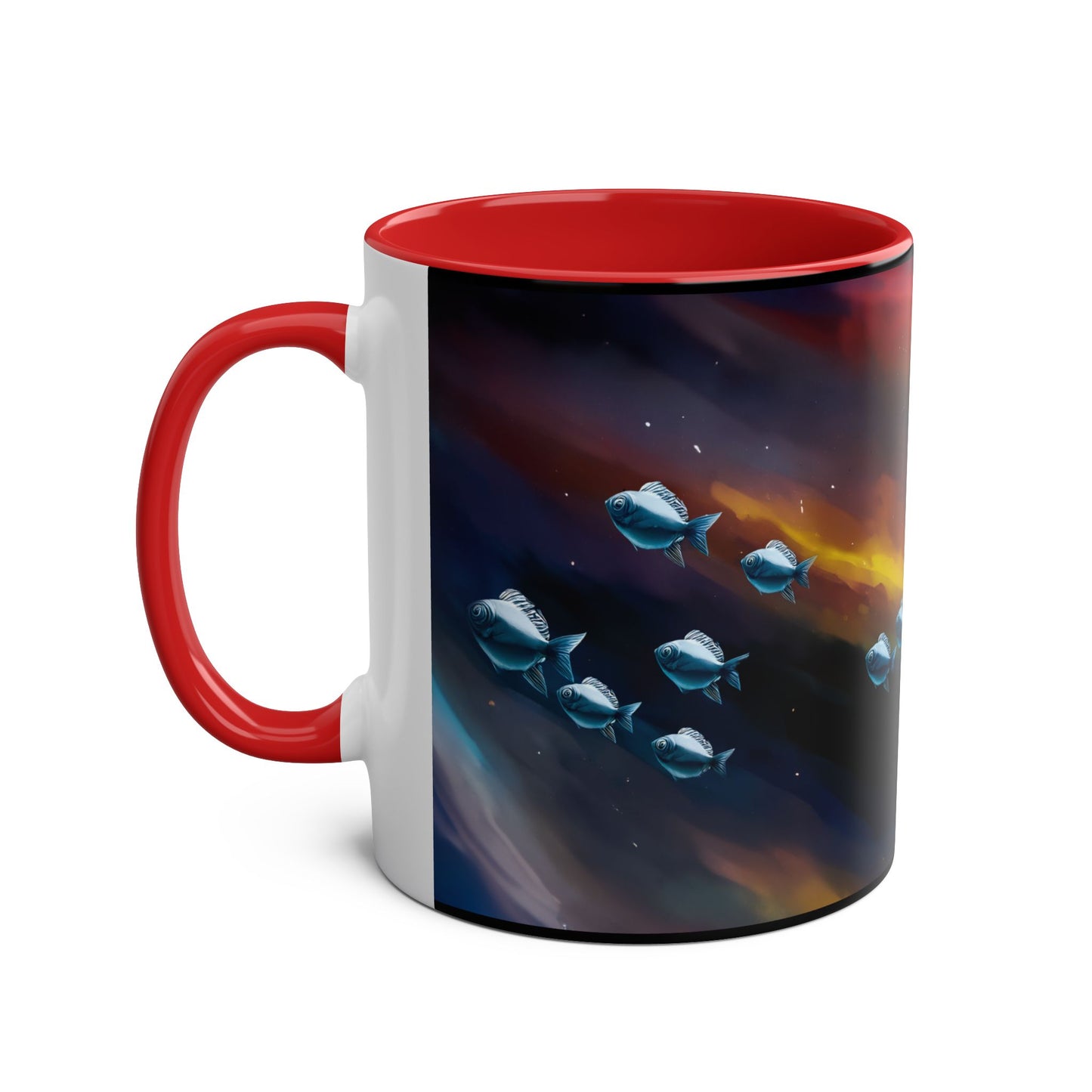 Celestial Whale Adventure Mug - Cosmic Whale Coffee Cup