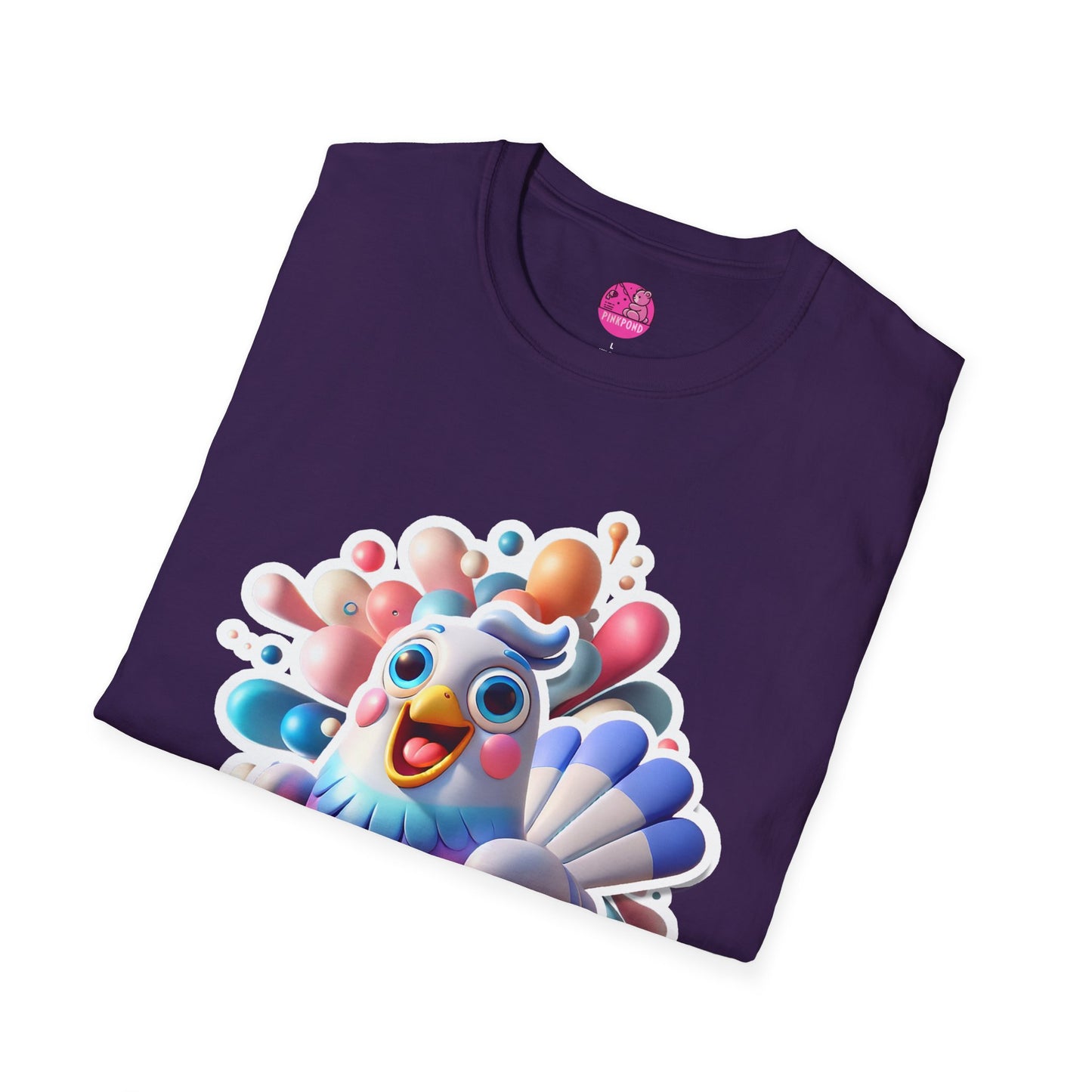 Simon the Pigeon T-Shirt – The Feathered Friend You Need - Unisex Softstyle Tee