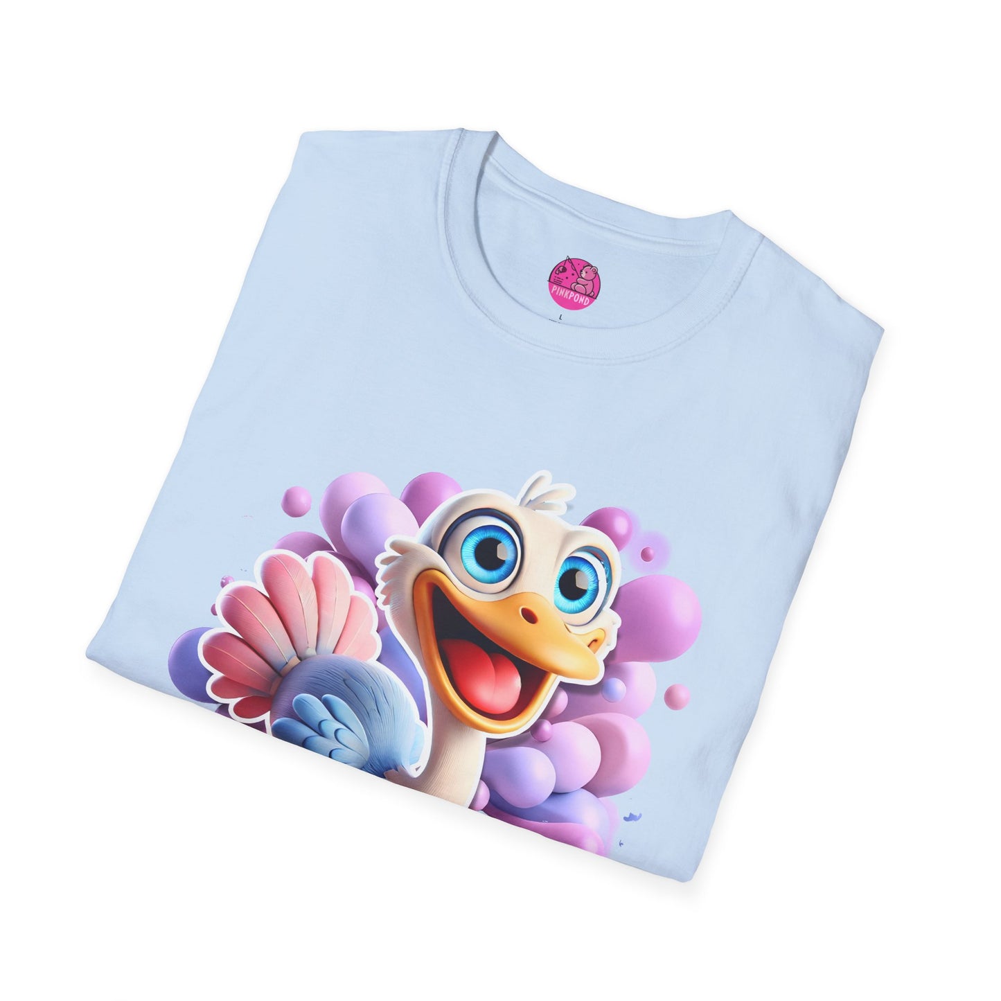 Osma the Ostrich T-Shirt – Speed, Smiles, and Sass!! - Unisex Softstyle Tee