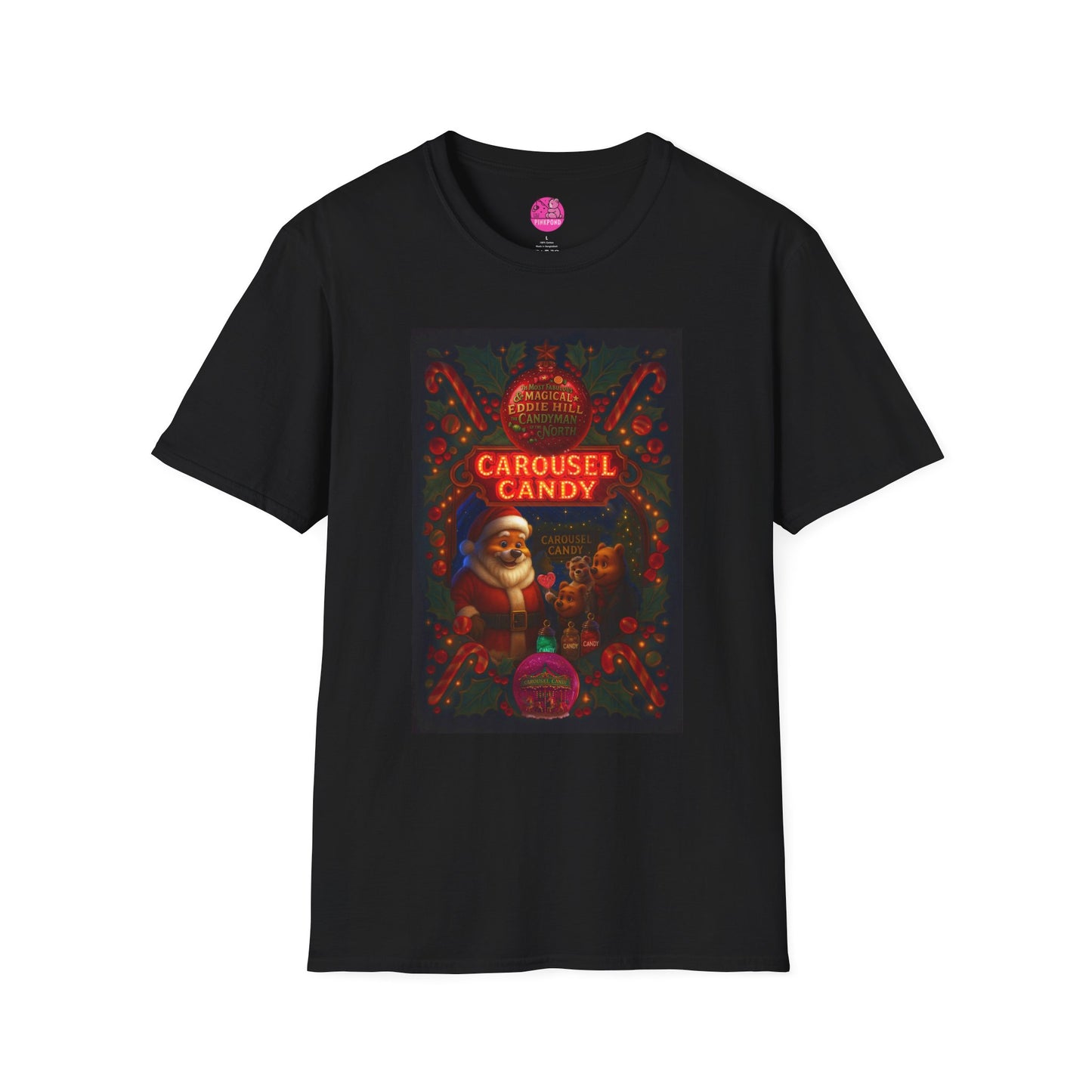 Carousel Candy Christmas T-Shirt — Eddie Hill, The Candyman of the North