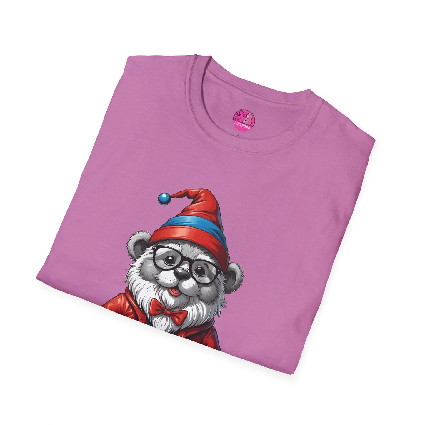 Bear Gnome Unisex T-Shirt - Fun Swiss Gnome Design for Bear Fans