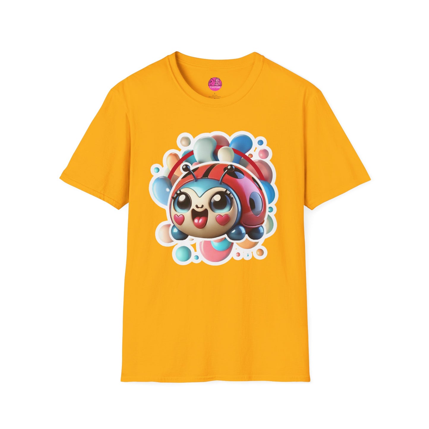 Leticia Ladybird Tee – Sweet, Stylish & Full of Charm!  T-Shirt - Unisex Tee for Fun-Lovers 🐞✨