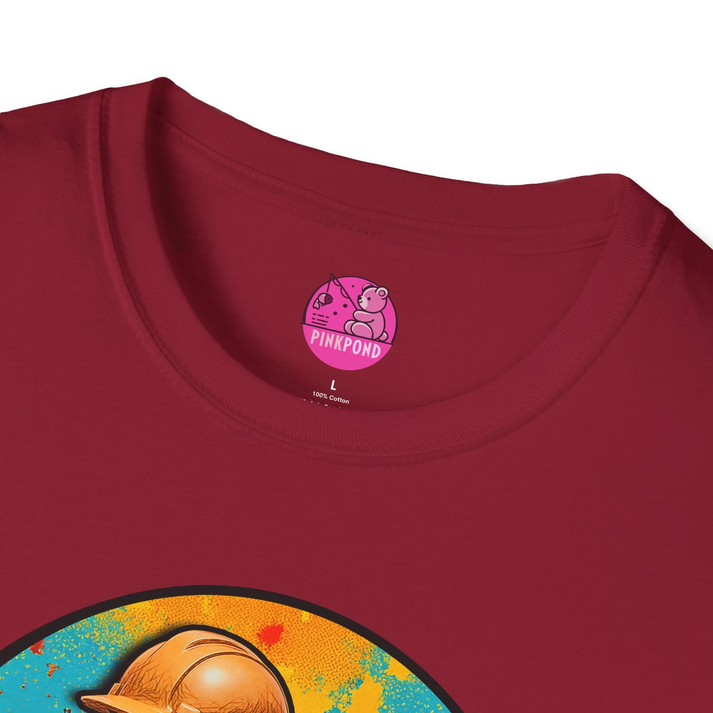 Graphic Tee Builder’s Bum Bear Unisex Softstyle T-Shirt