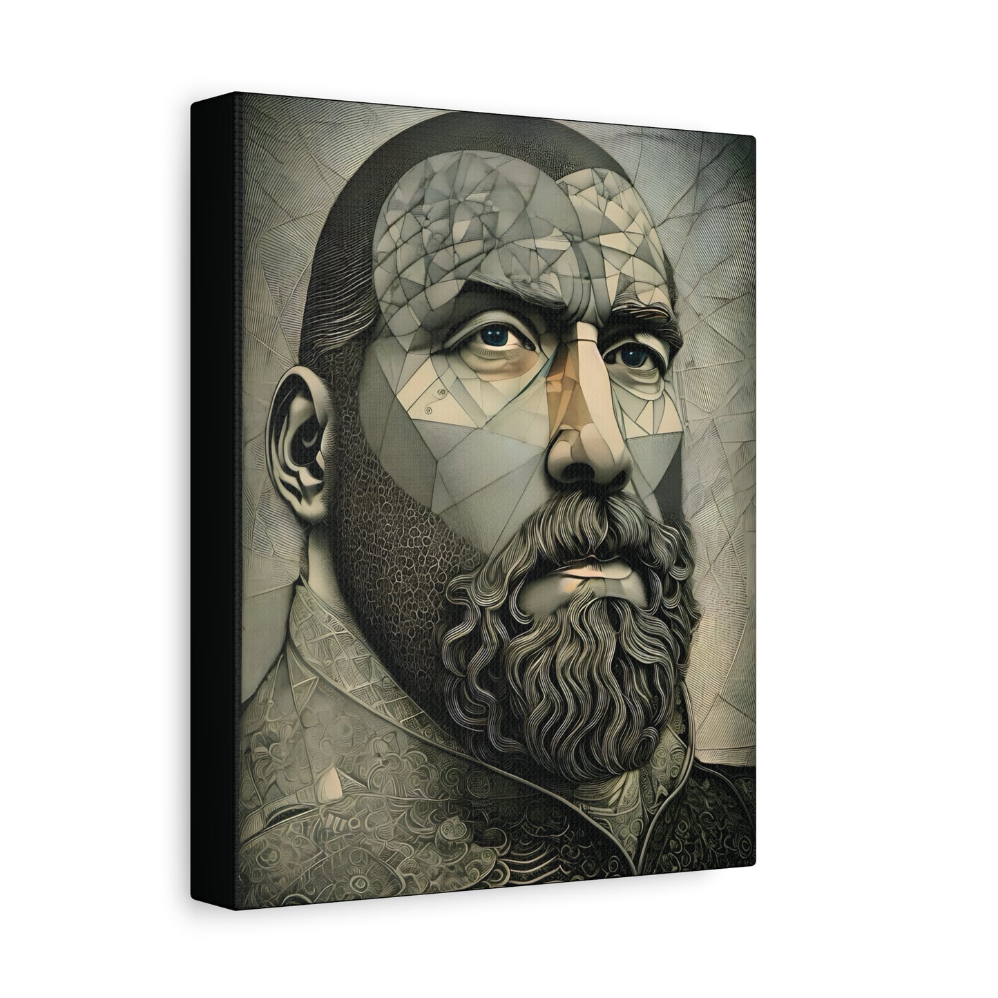 Fractured Peace - Fine Art Print by Andrew McCarter adapted from a drawing by David Lake