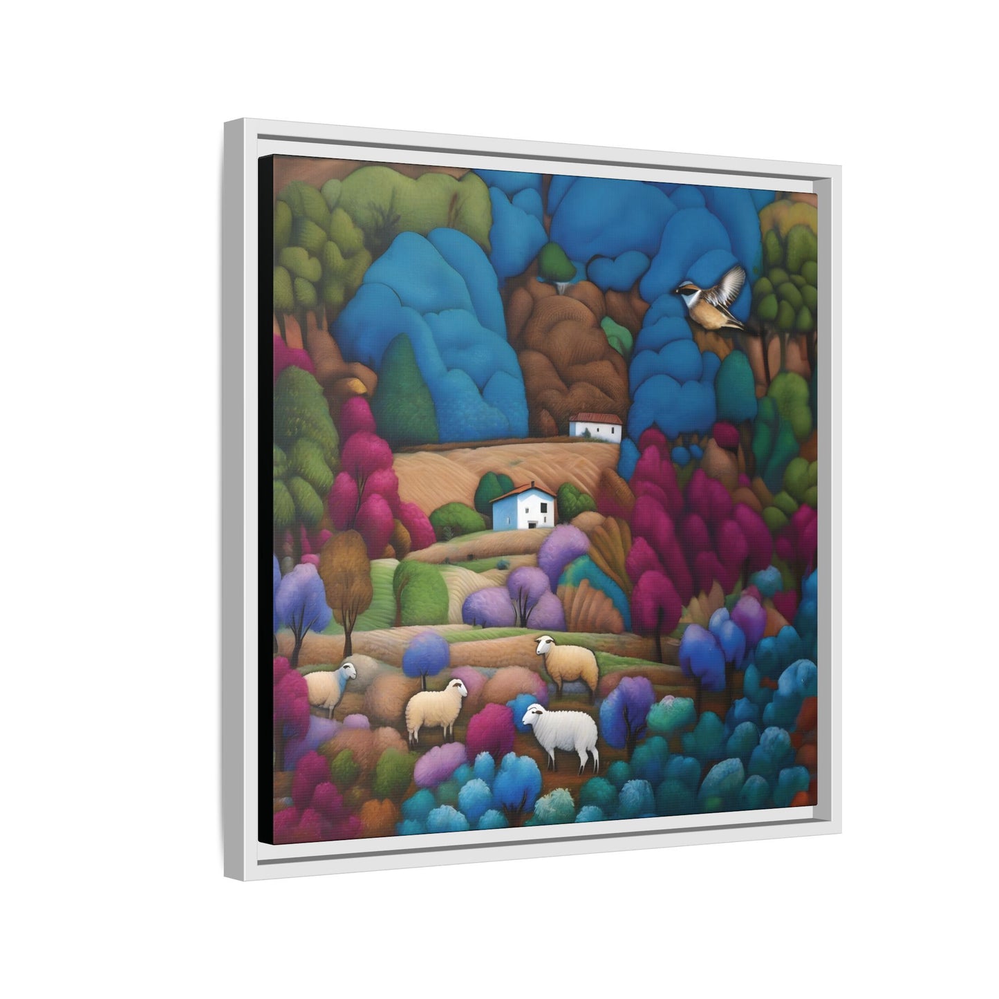 The Painted Valley Canvas Print by Andrew McCarter