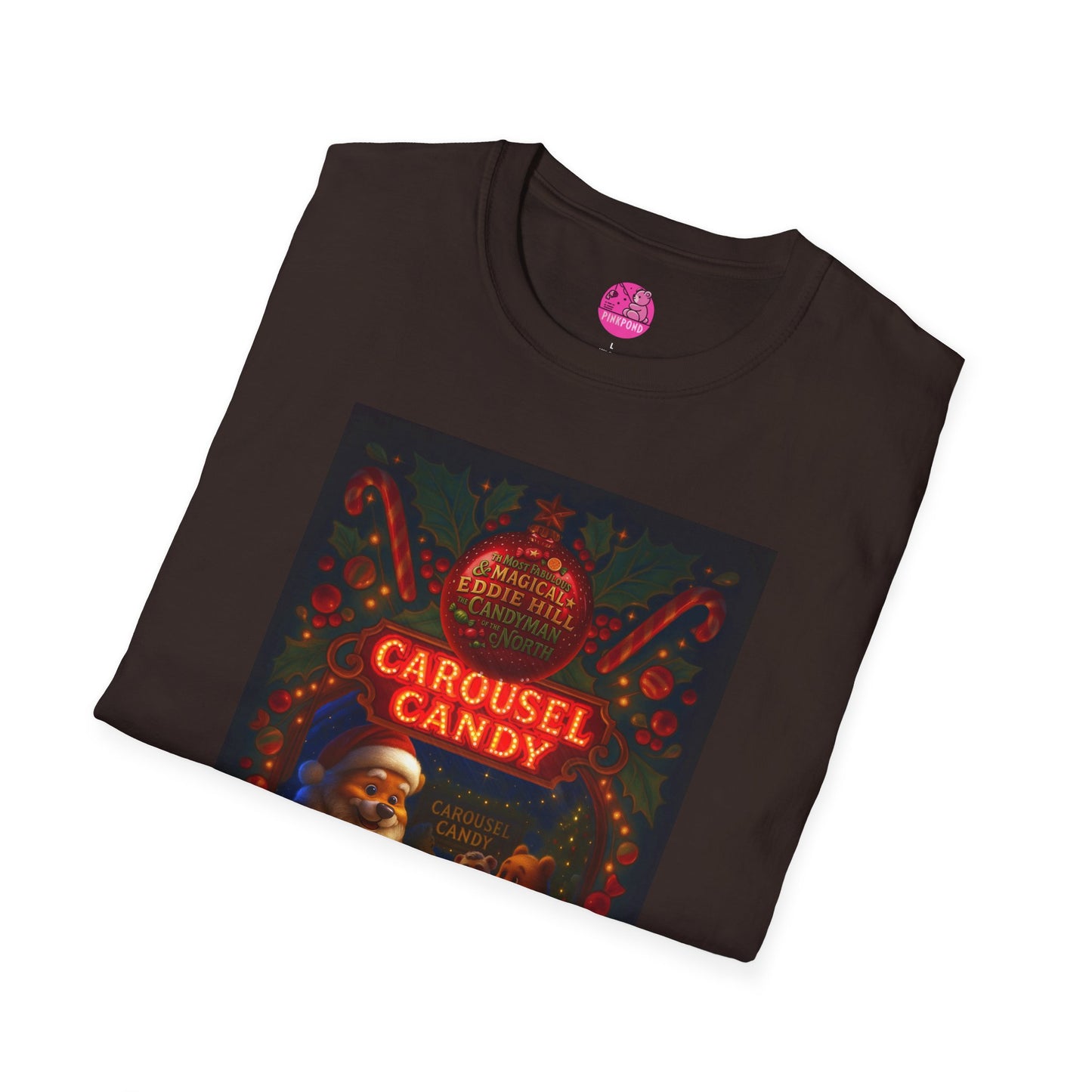 Carousel Candy Christmas T-Shirt — Eddie Hill, The Candyman of the North