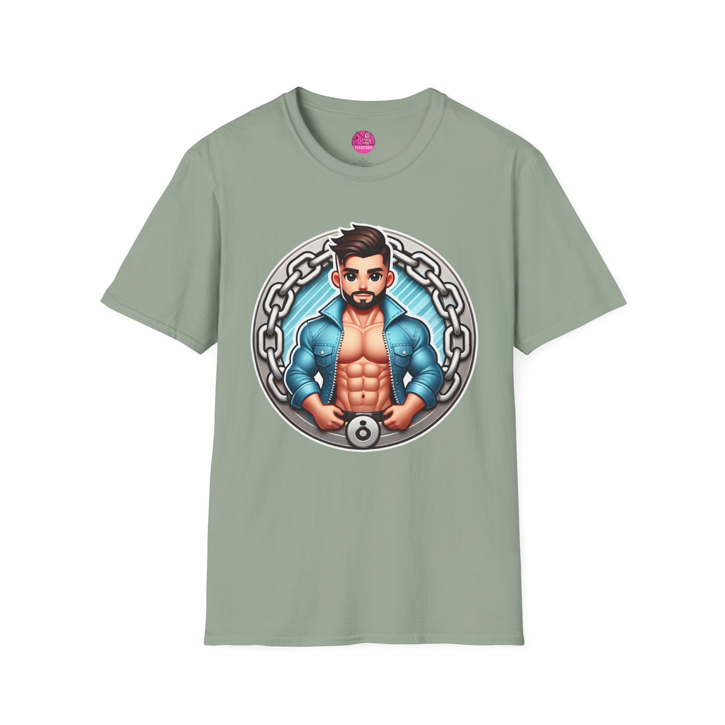 Retro Rebel Muscle Cub Graphic T-Shirt