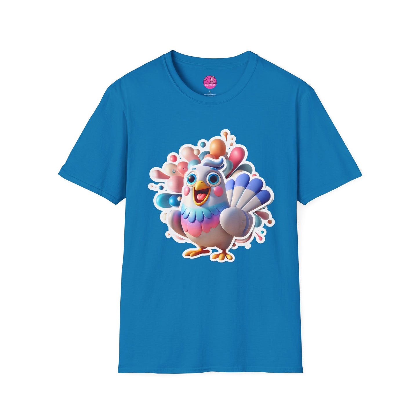 Simon the Pigeon T-Shirt – The Feathered Friend You Need - Unisex Softstyle Tee