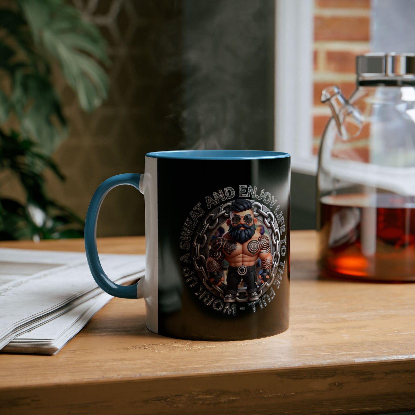 Suns Out, Guns Out - Muscle Bear Gym Mug
