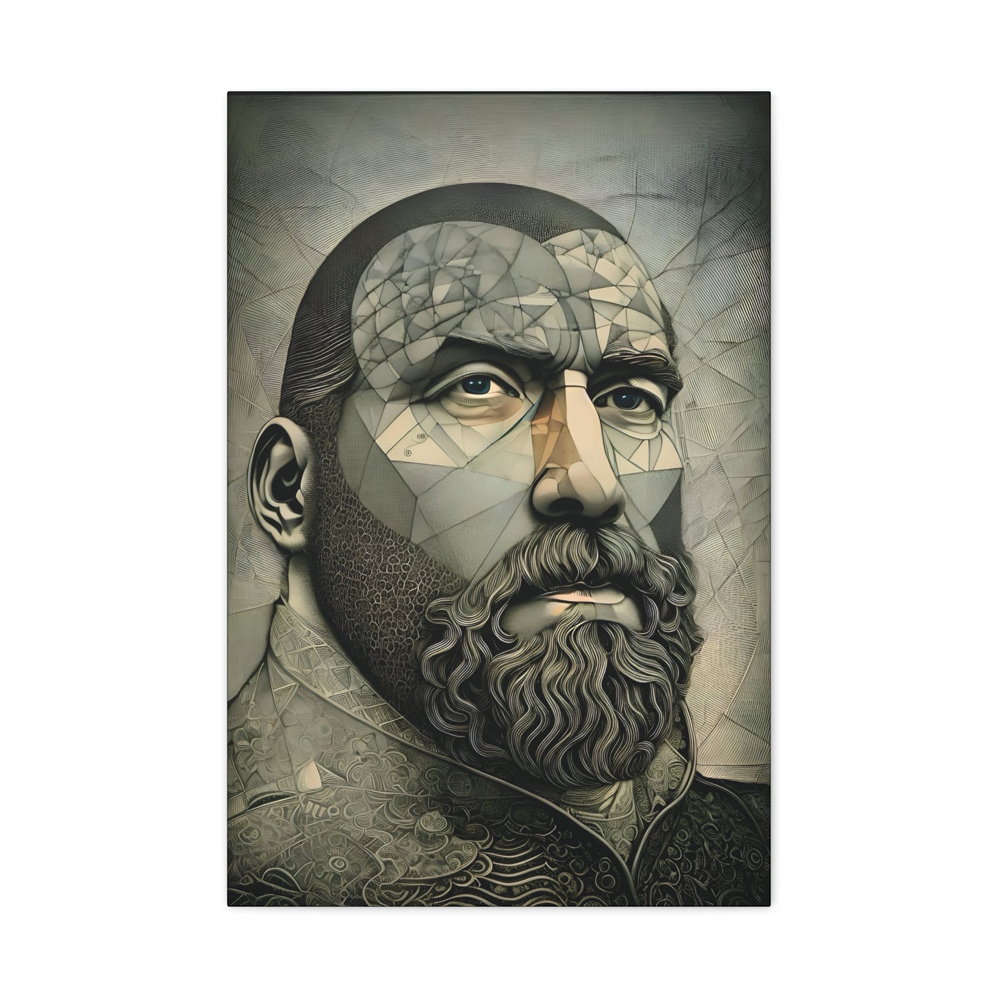 Fractured Peace - Fine Art Print by Andrew McCarter adapted from a drawing by David Lake