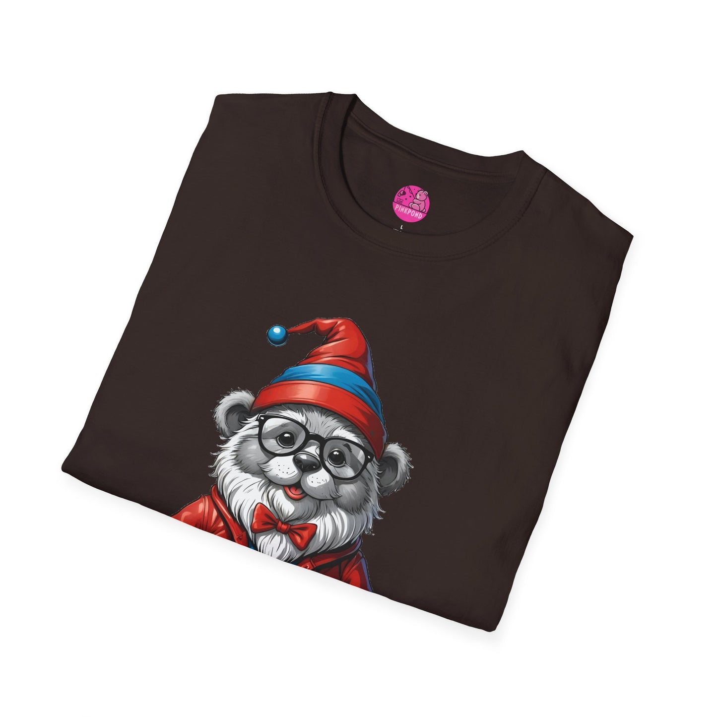 Bear Gnome Unisex T-Shirt - Fun Swiss Gnome Design for Bear Fans