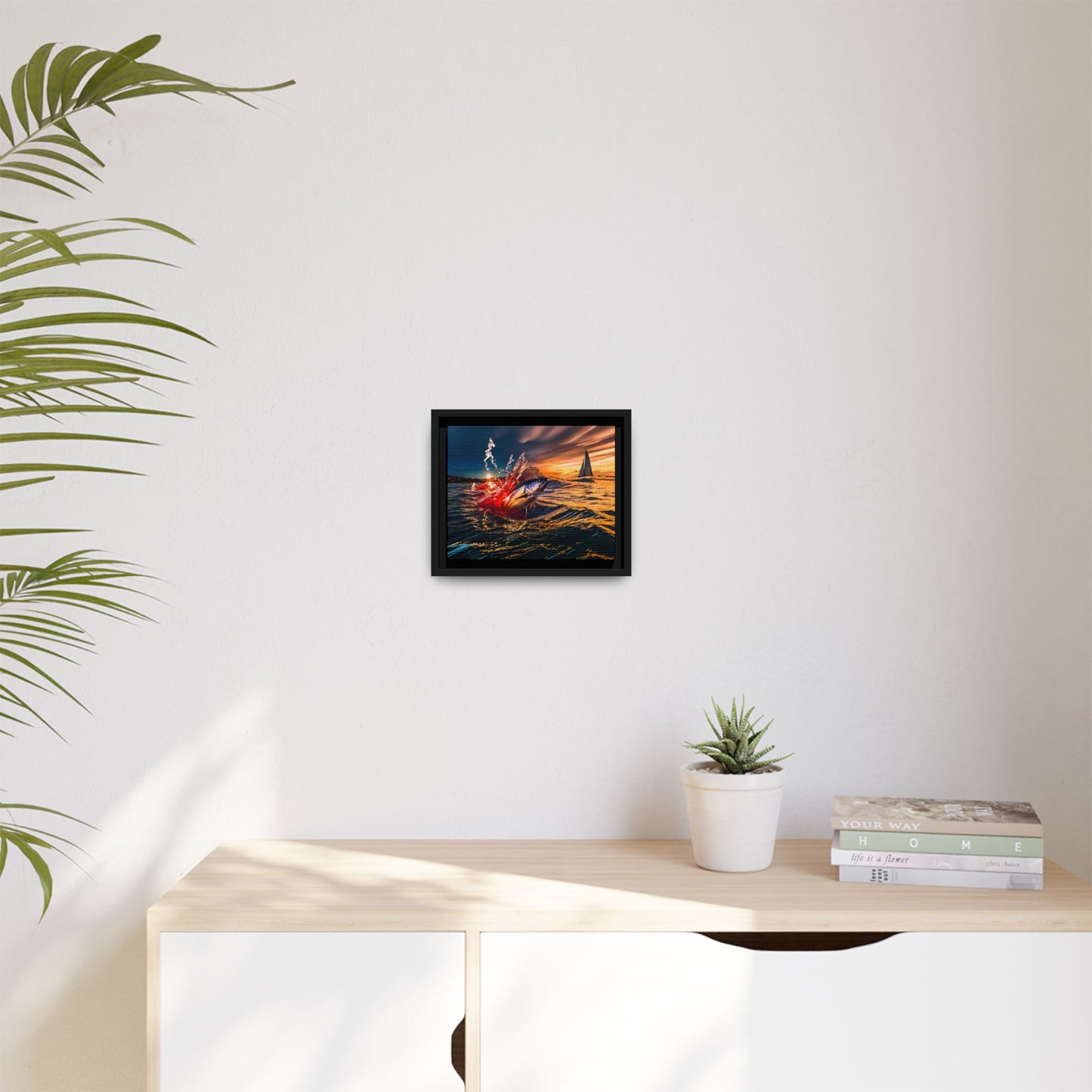 "The Leap" by Andrew McCarter - Ocean Canvas Art.