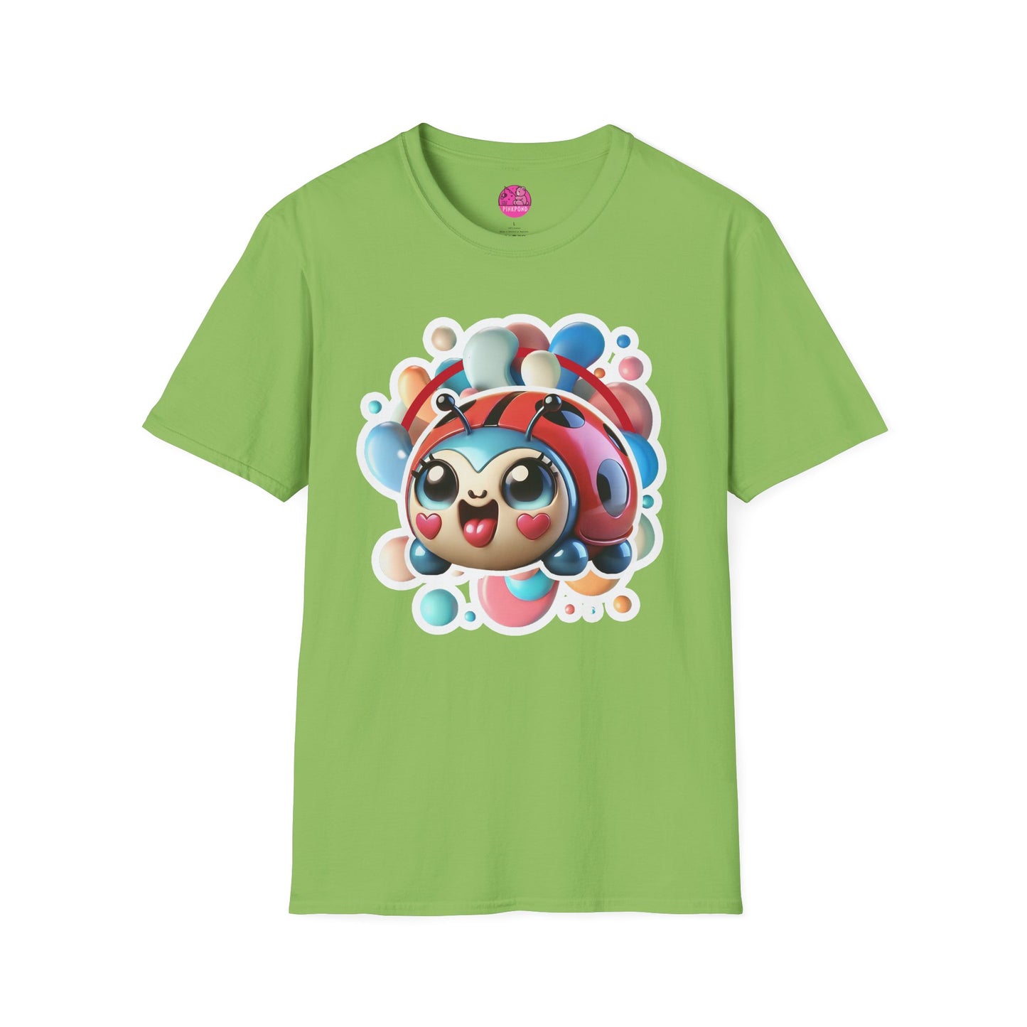 Leticia Ladybird Tee – Sweet, Stylish & Full of Charm!  T-Shirt - Unisex Tee for Fun-Lovers 🐞✨