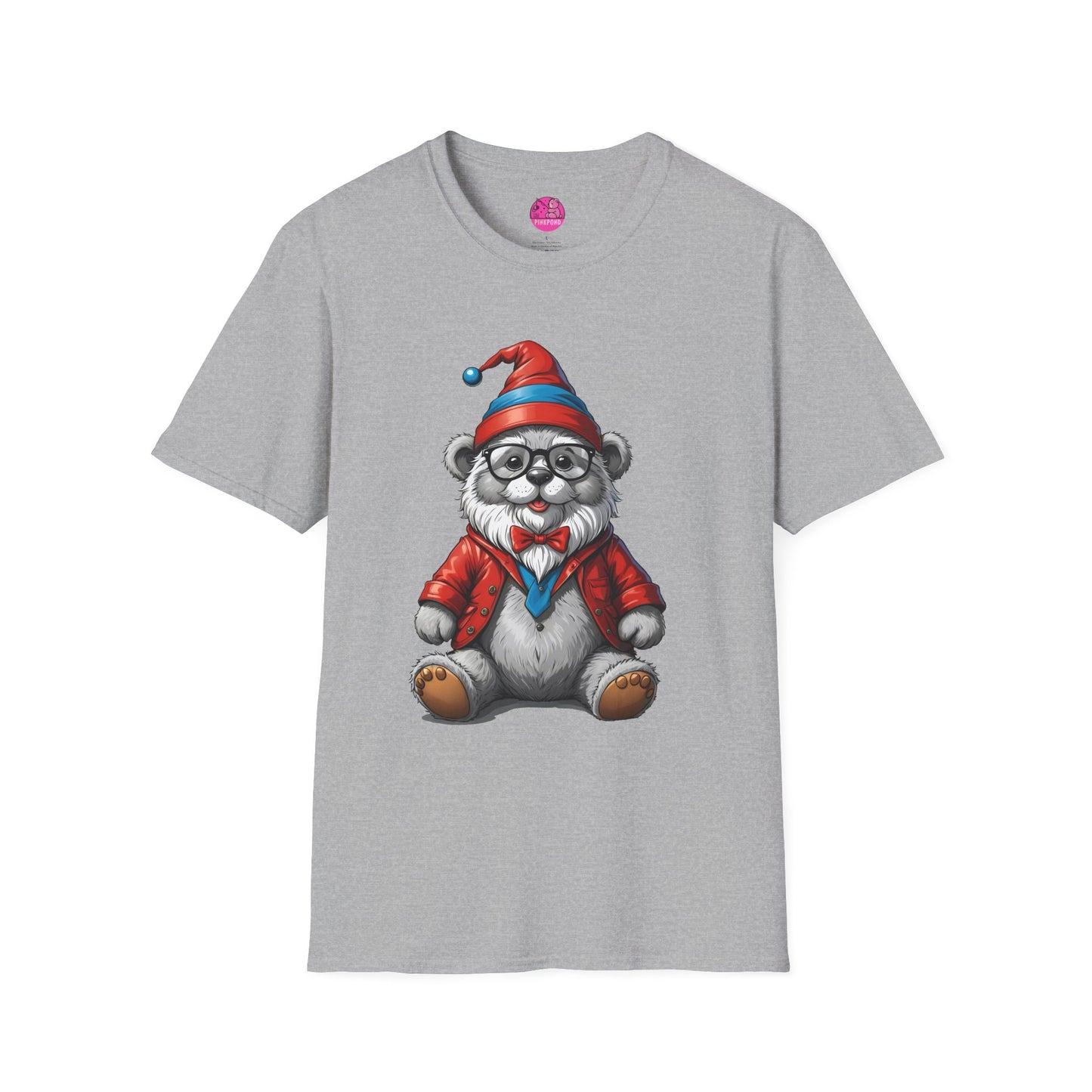 Bear Gnome Unisex T-Shirt - Fun Swiss Gnome Design for Bear Fans