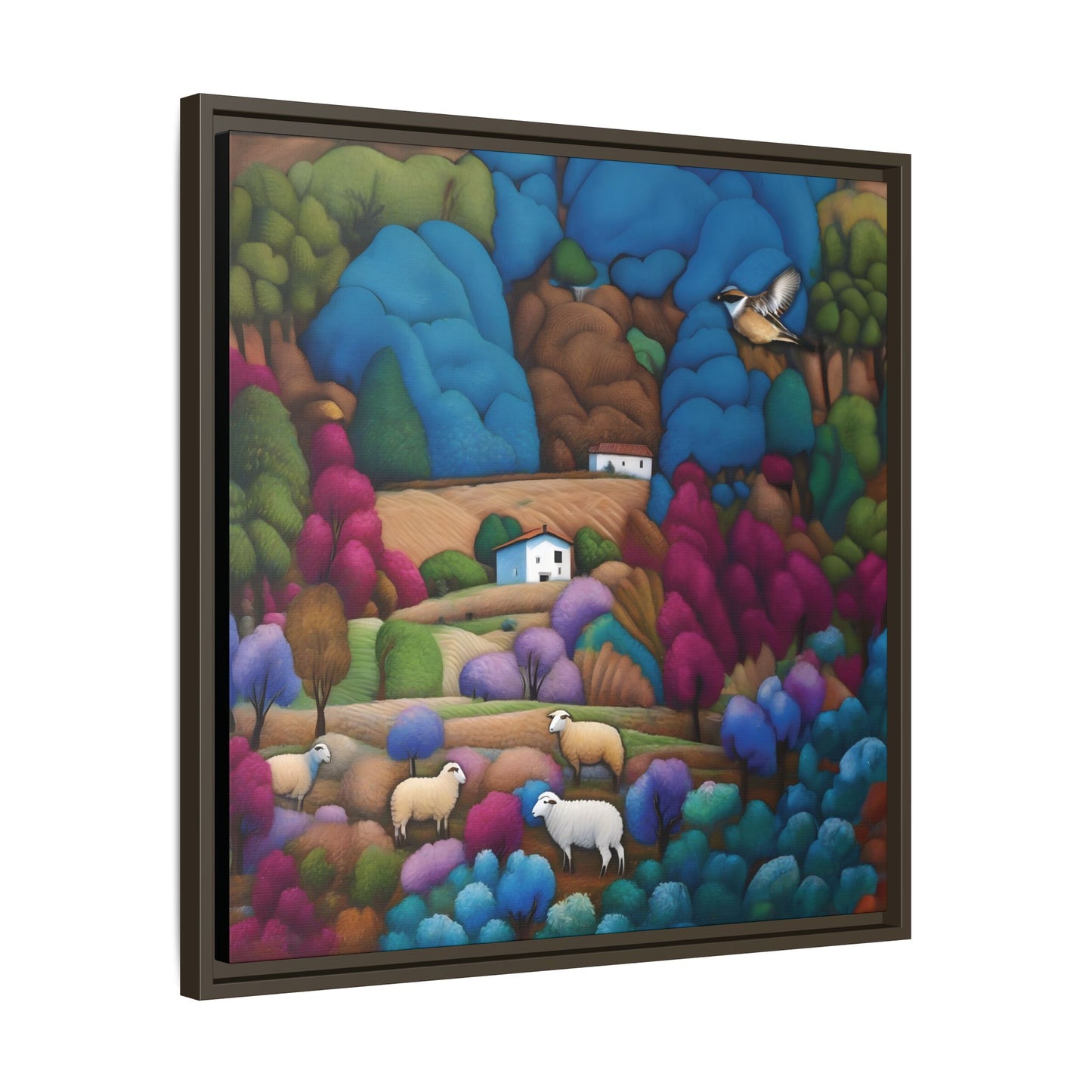 The Painted Valley Canvas Print by Andrew McCarter