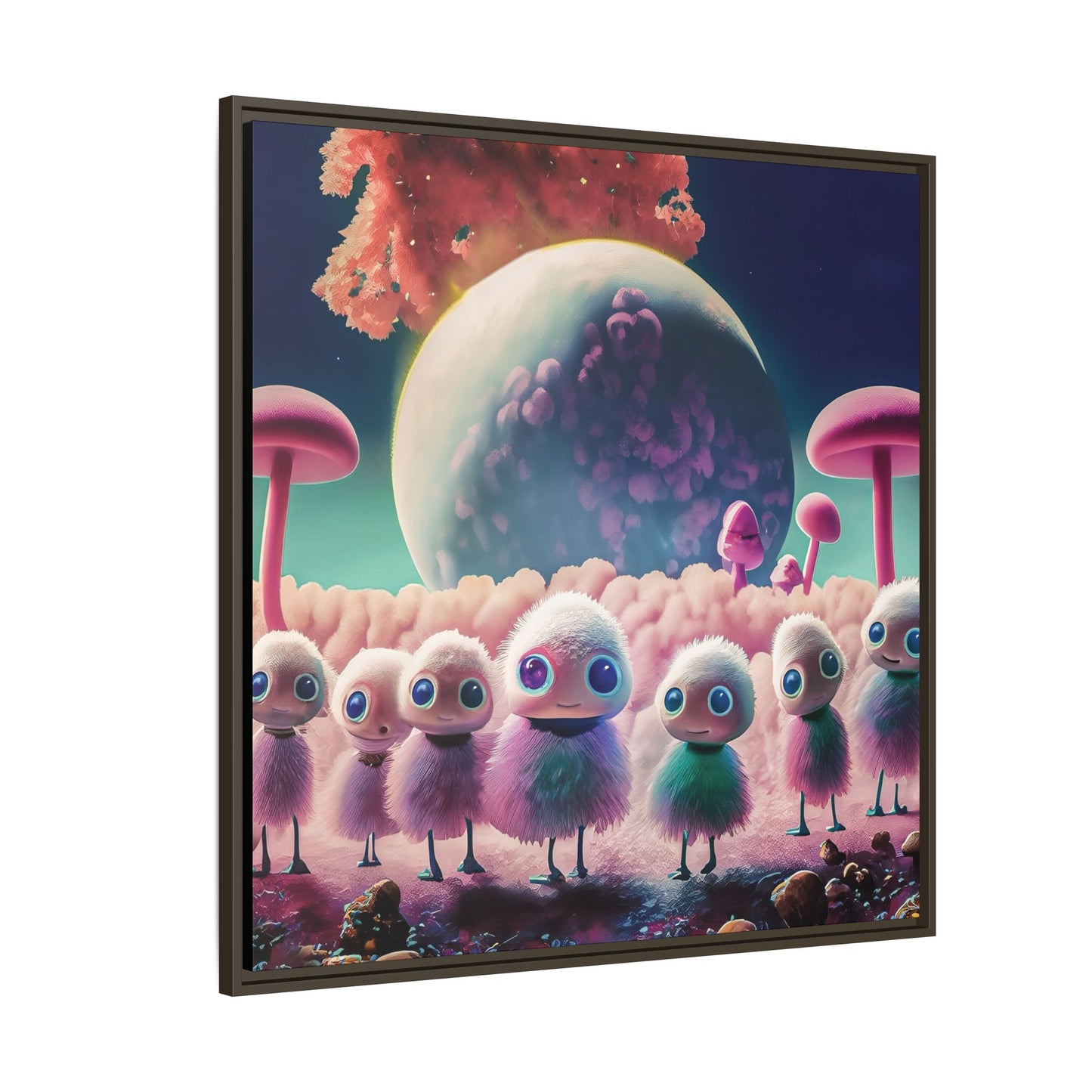 “"Keep smiling," whispered Axlar. "We can eat them later." – Fine Art Canvas Print By Andrew McCarter