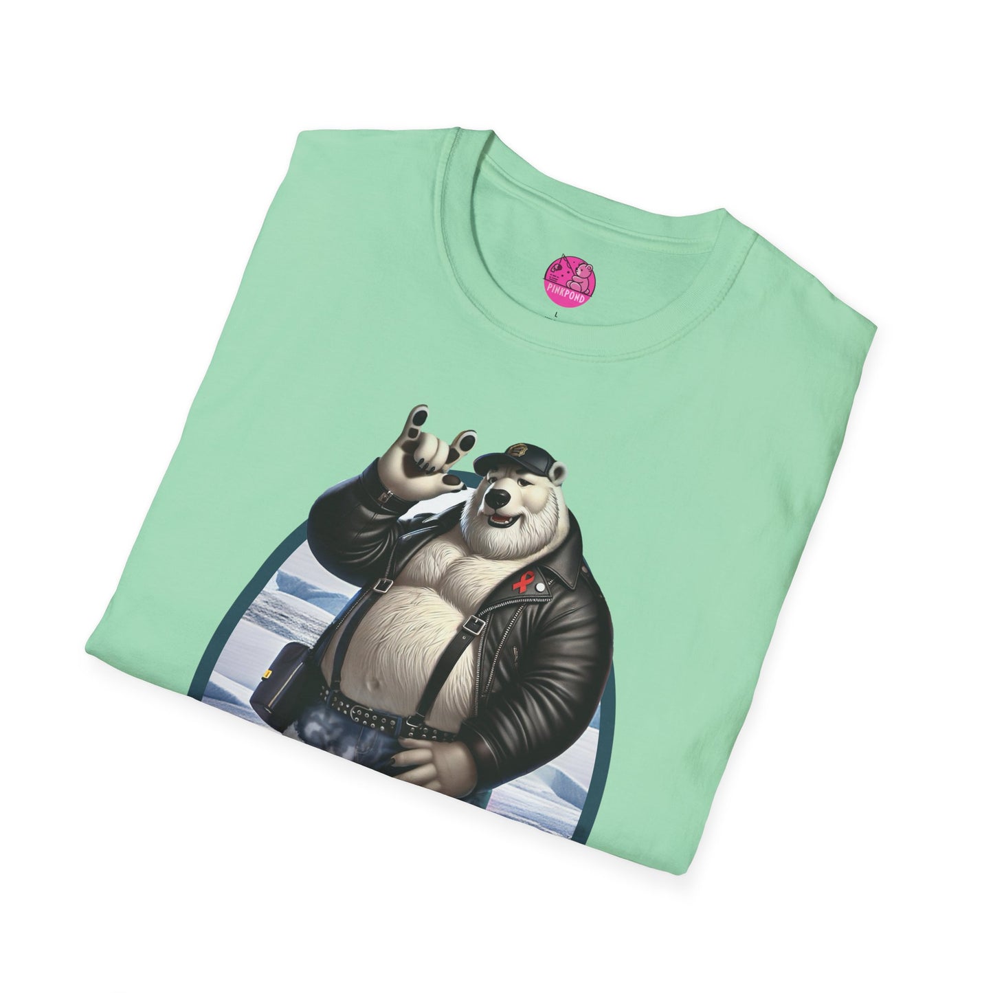 Artic Rebel Polar Bear Love Graphic Tee - ASL Love Sign