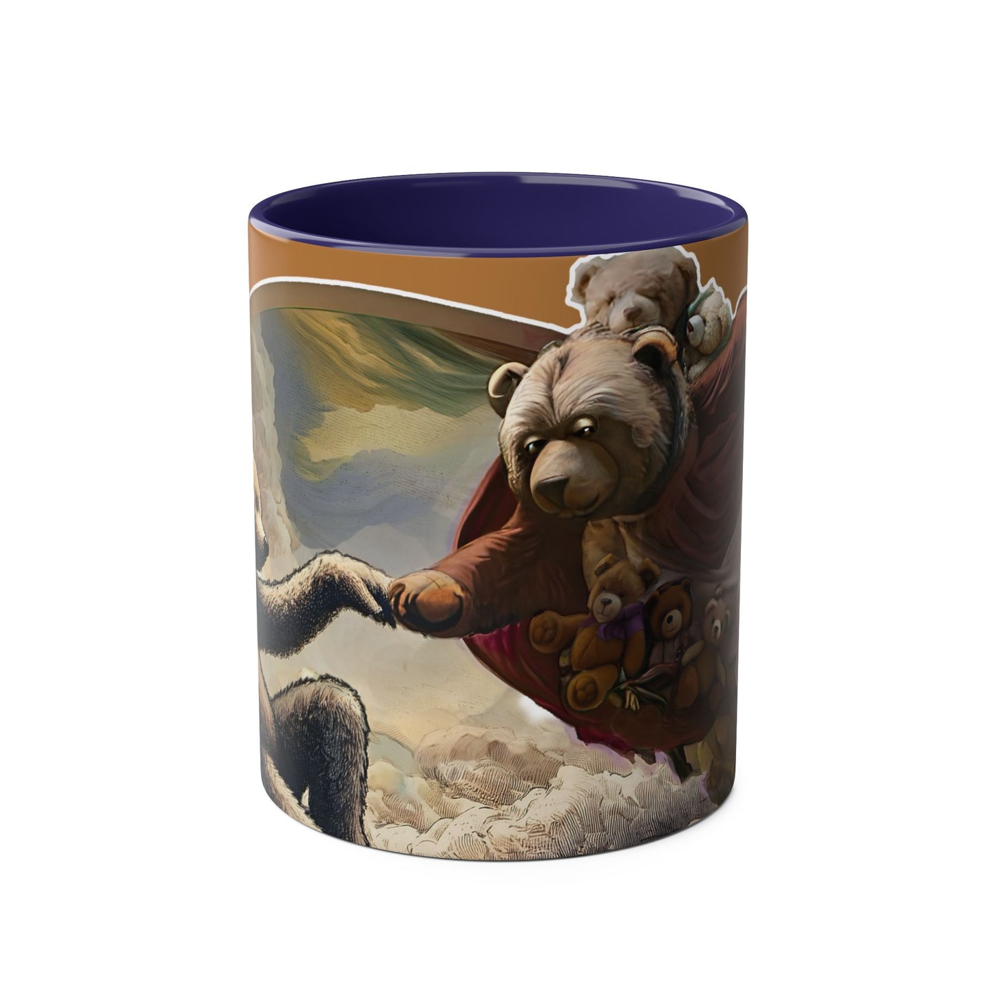 Coffee Mug - The Creation of Teddy Artistic and Playful Design 11oz