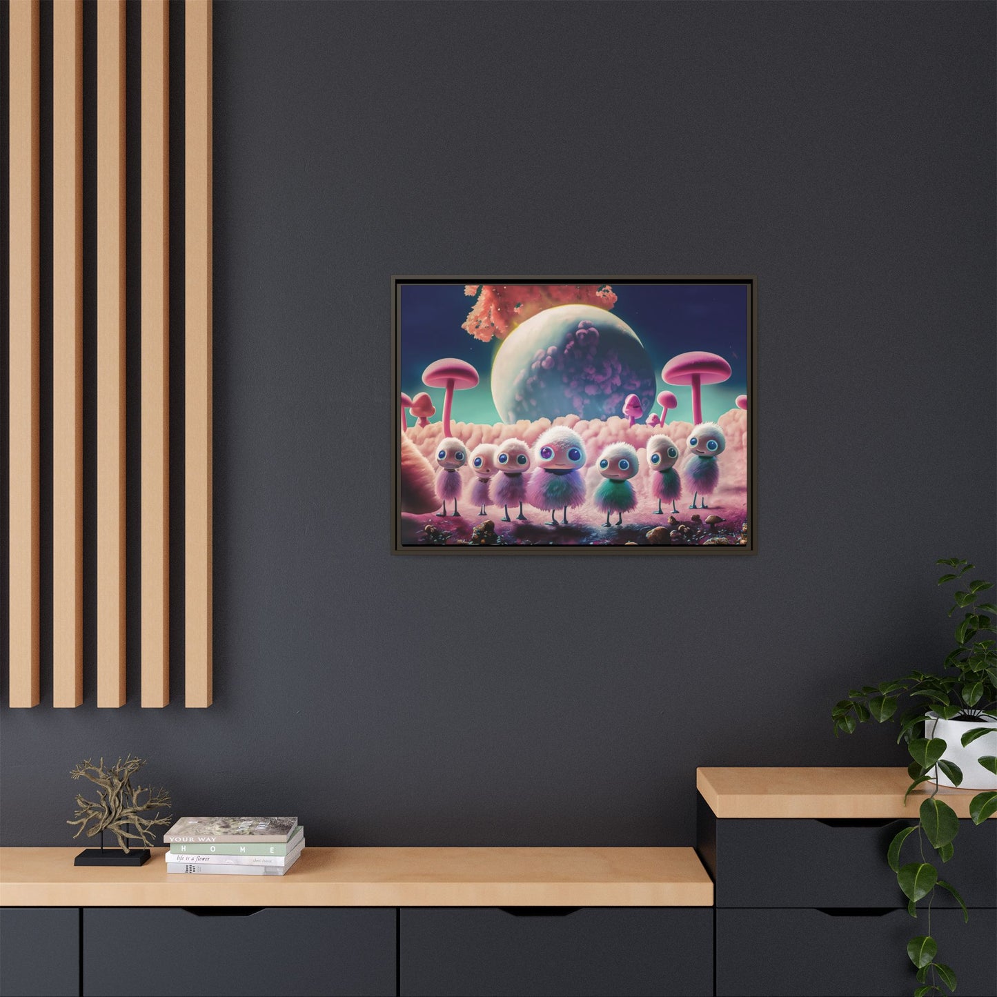 “"Keep smiling," whispered Axlar. "We can eat them later." – Fine Art Canvas Print By Andrew McCarter