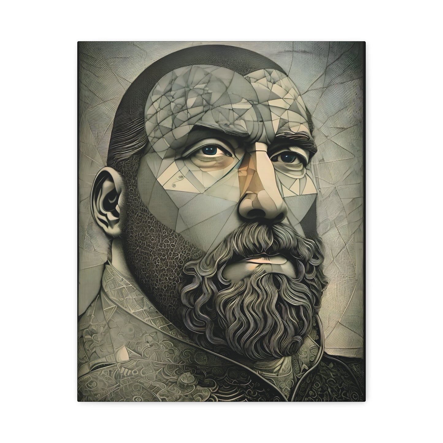 Fractured Peace - Fine Art Print by Andrew McCarter adapted from a drawing by David Lake