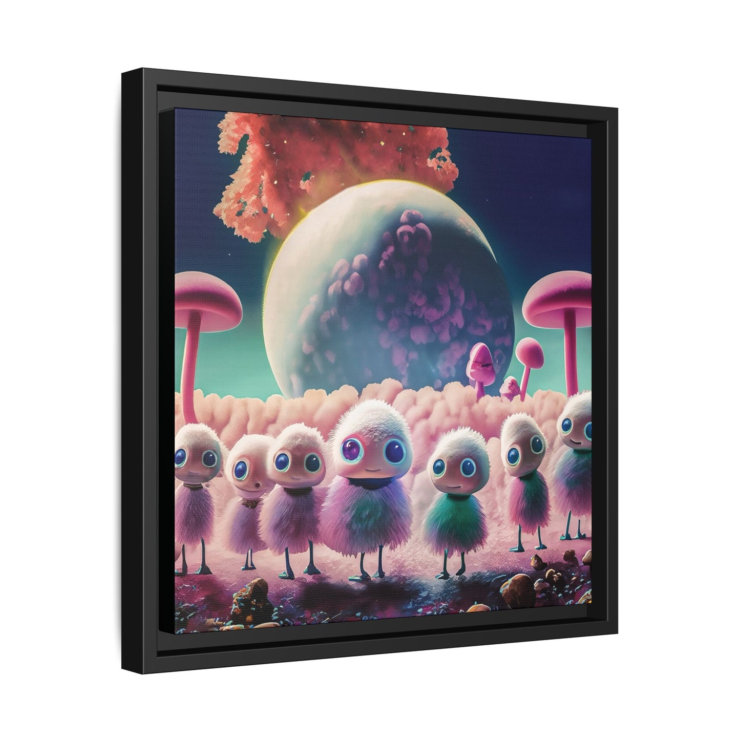 “"Keep smiling," whispered Axlar. "We can eat them later." – Fine Art Canvas Print By Andrew McCarter