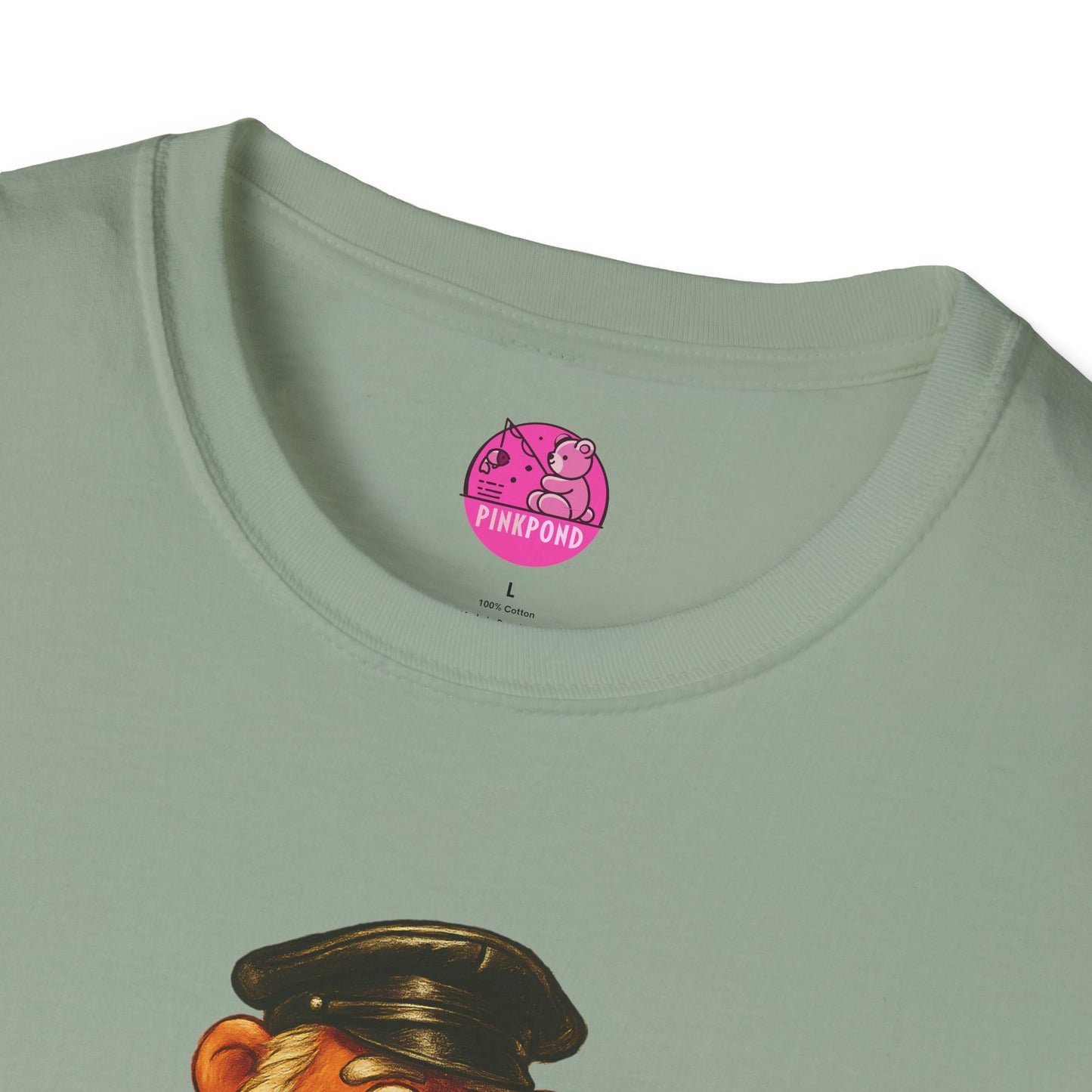 Unisex T-Shirt Leather Polar Bear Tee - WOOF Shirt Silver Beard Energy Pride Fashion
