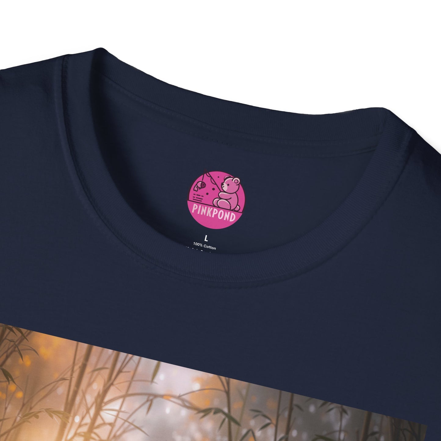 Meditating Bear Daylight Calm T-Shirt — "Find Your Calm" Design