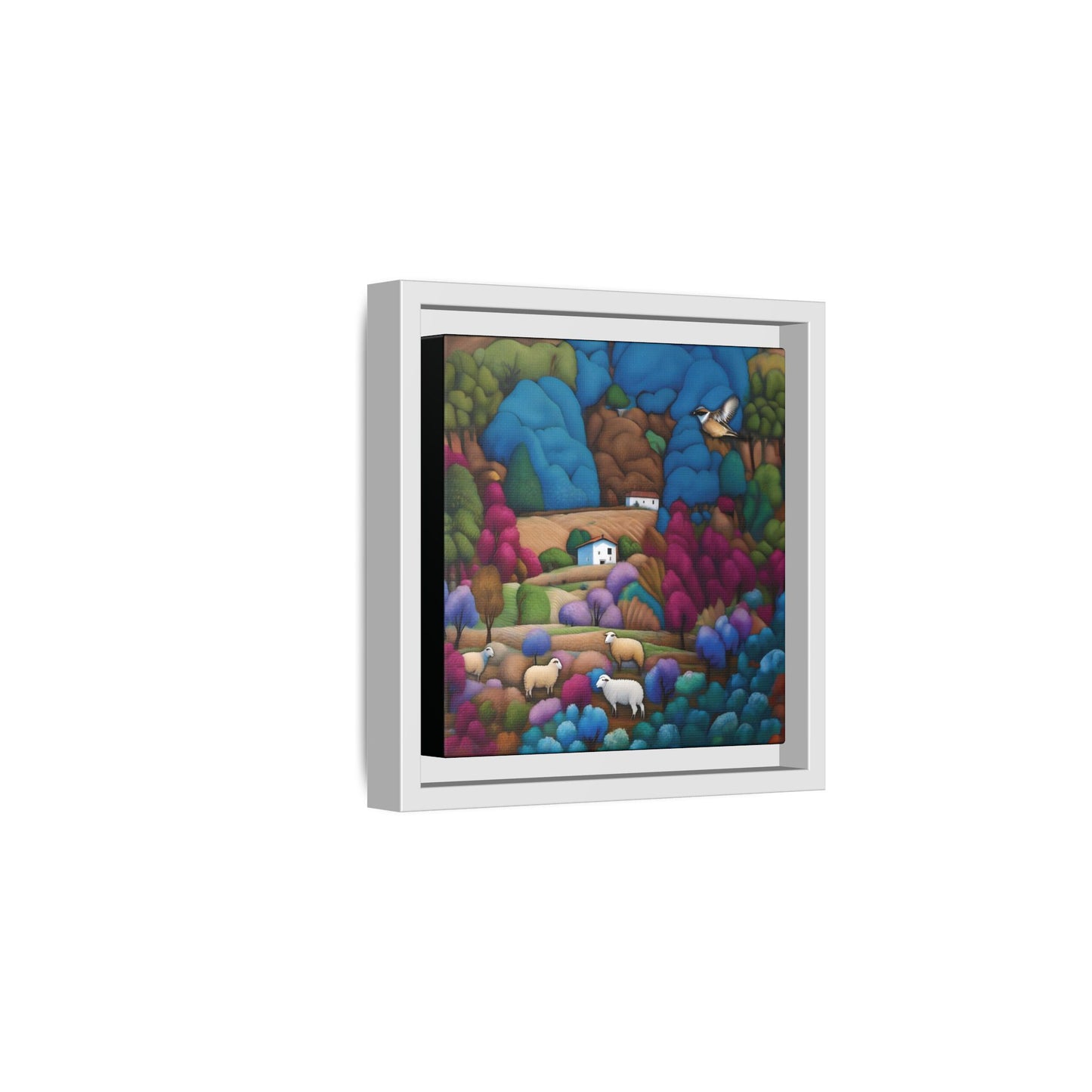 The Painted Valley Canvas Print by Andrew McCarter