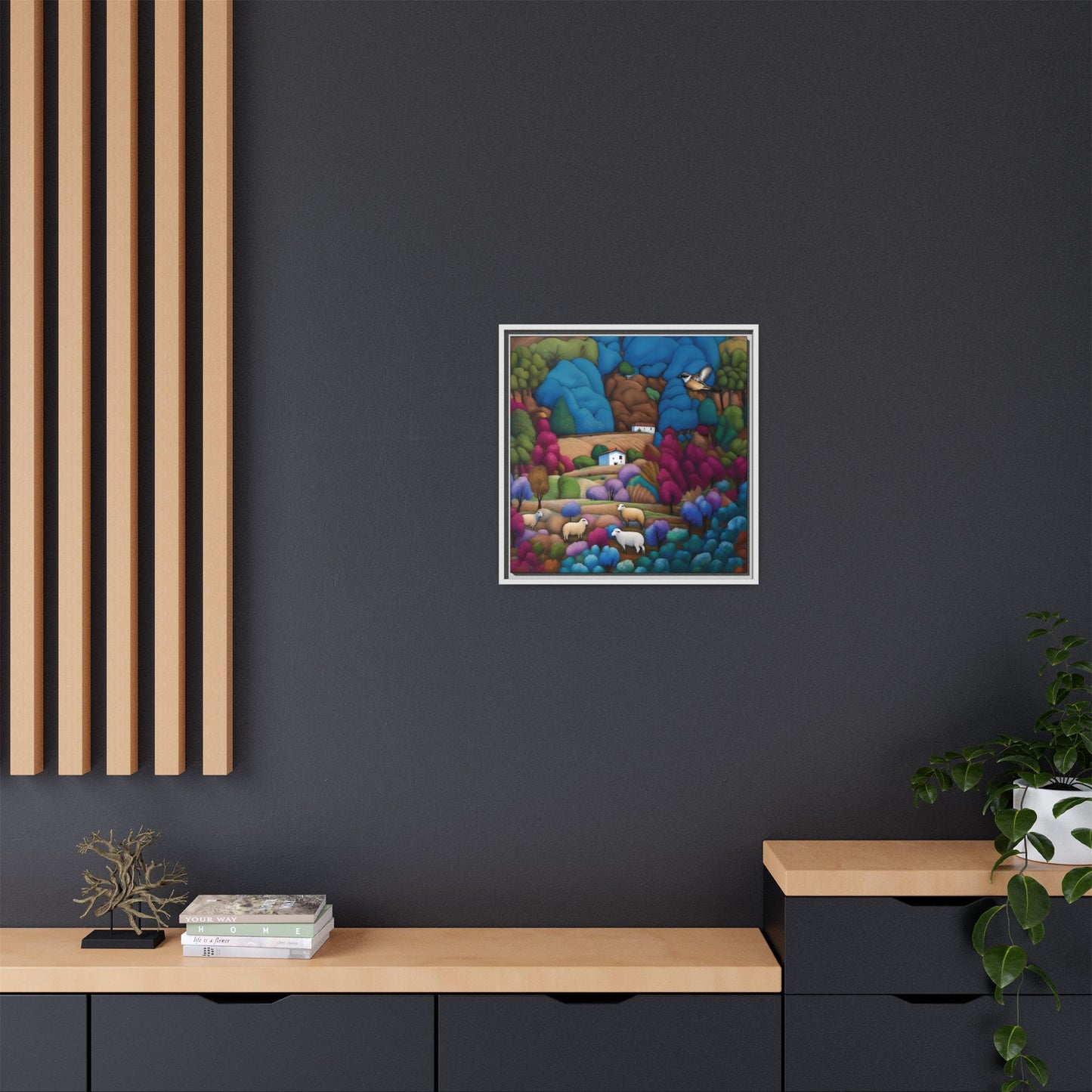 The Painted Valley Canvas Print by Andrew McCarter