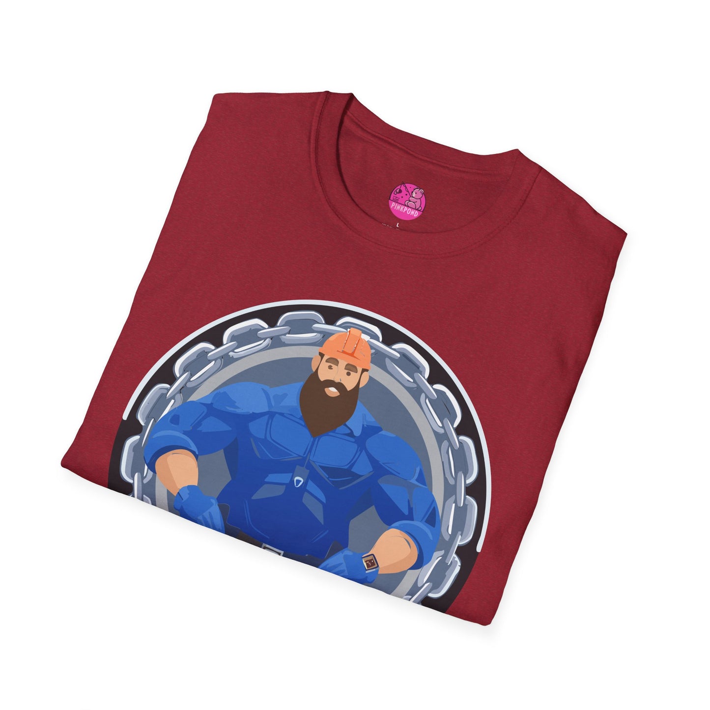 Construction Worker Bear  Graphic T-Shirt