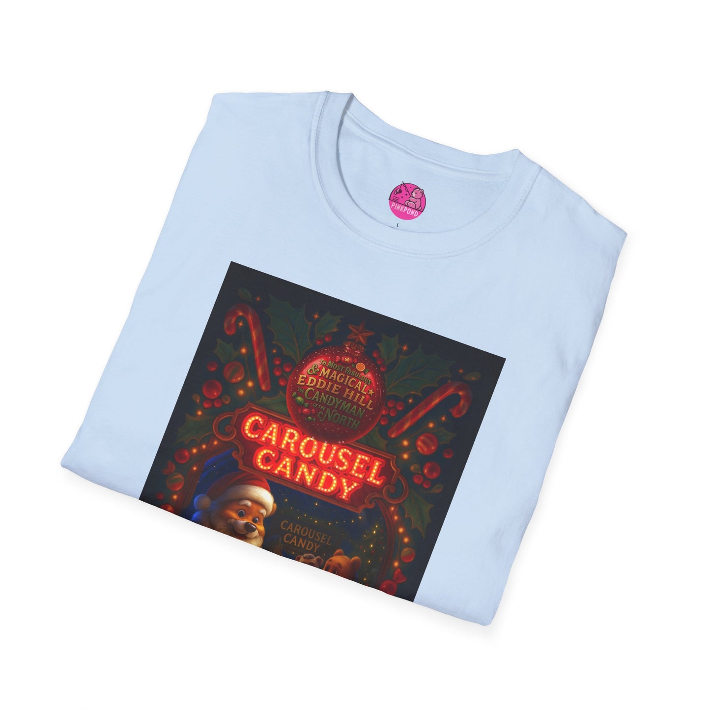 Carousel Candy Christmas T-Shirt — Eddie Hill, The Candyman of the North