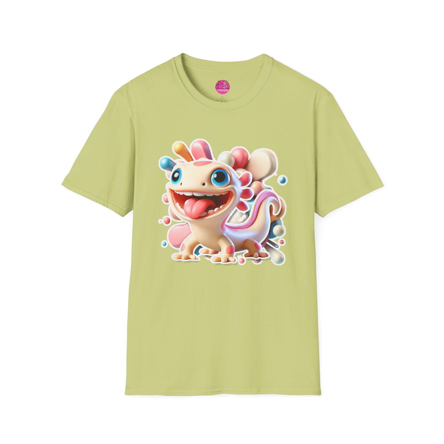 Gordon Gekko T-Shirt – The Lively Lizard with a Big Personality! - Unisex Softstyle Tee