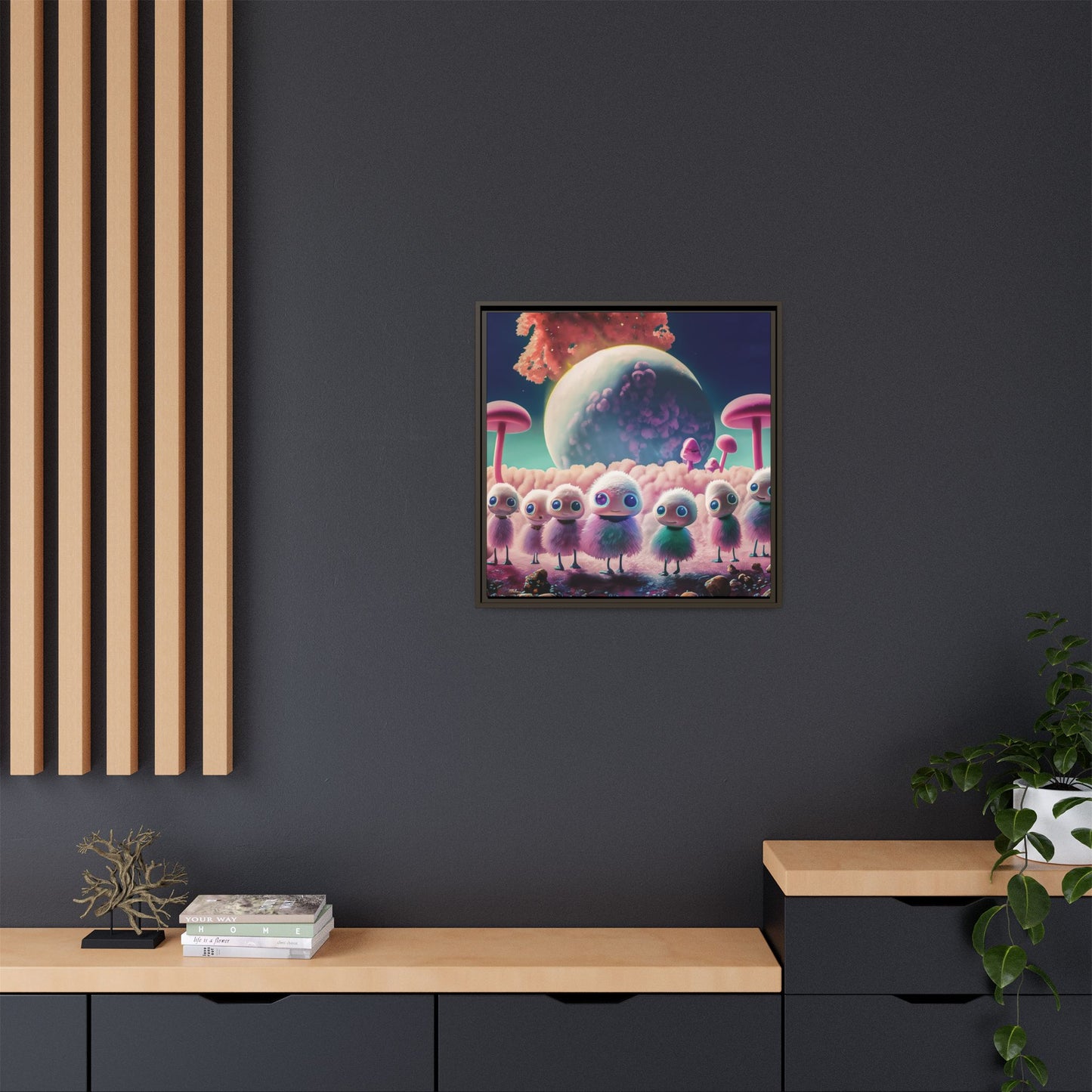 “"Keep smiling," whispered Axlar. "We can eat them later." – Fine Art Canvas Print By Andrew McCarter