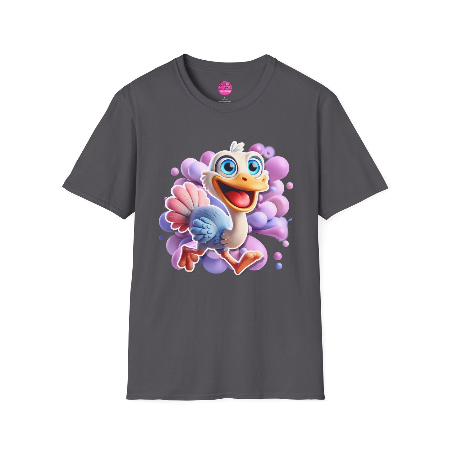 Osma the Ostrich T-Shirt – Speed, Smiles, and Sass!! - Unisex Softstyle Tee