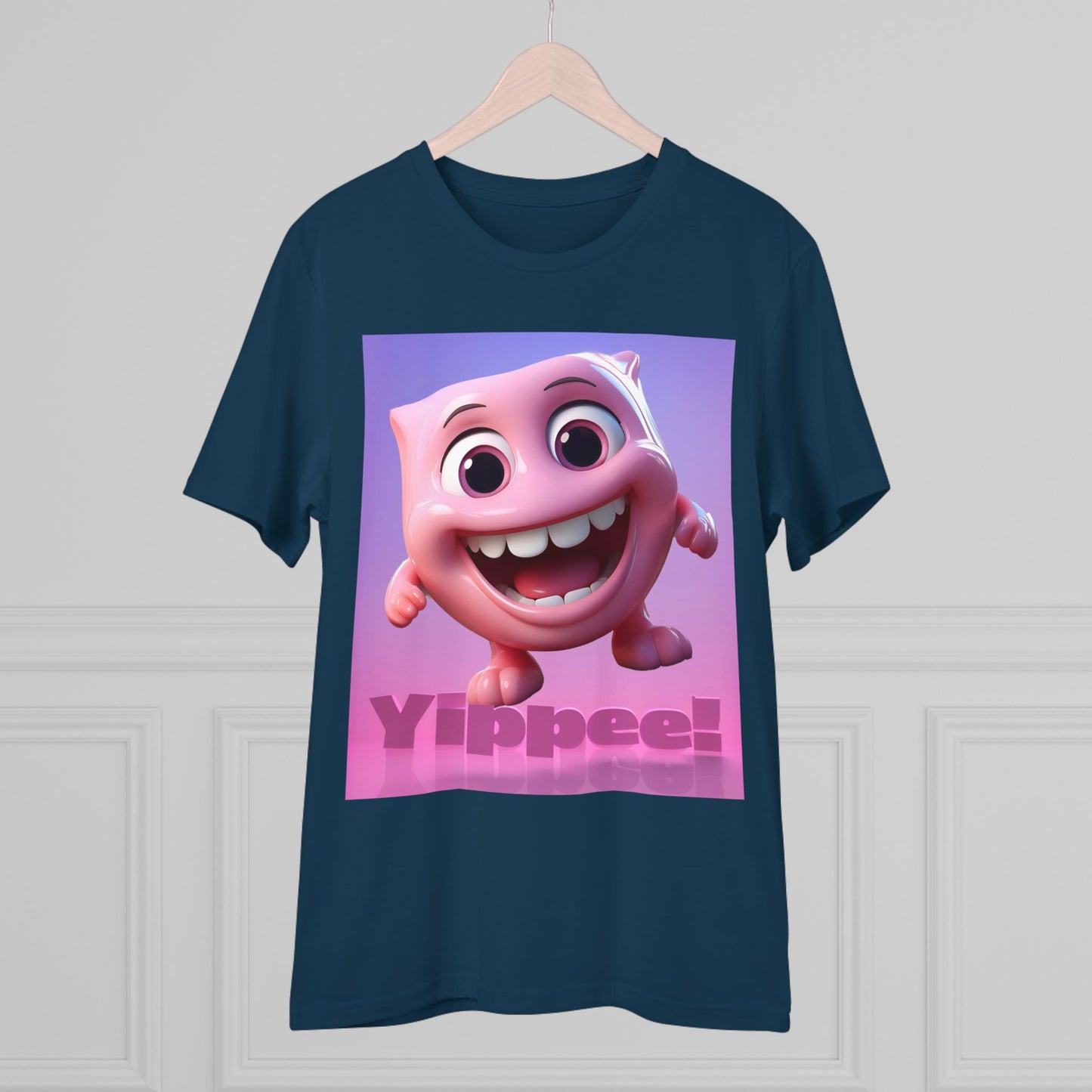 Polly the Pink Monster Smile Graphic T-shirt - Unisex