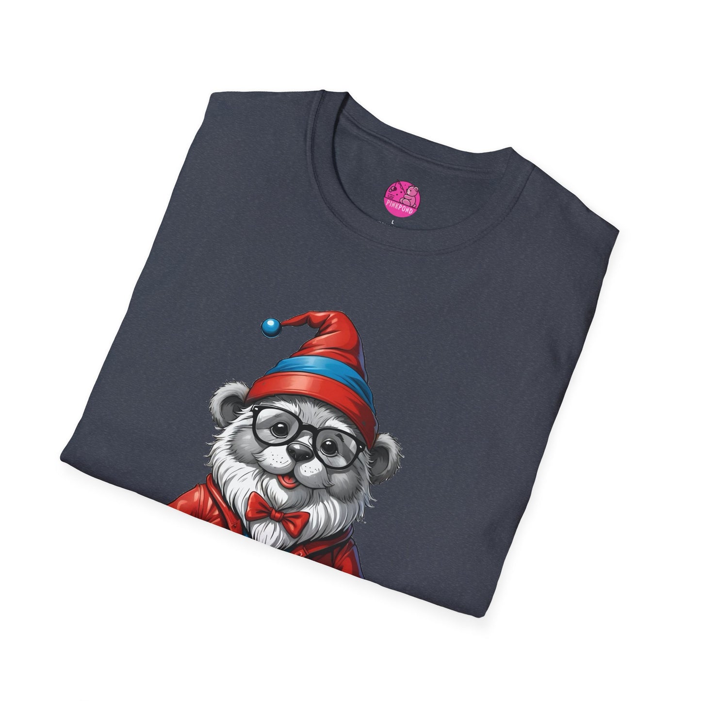 Bear Gnome Unisex T-Shirt - Fun Swiss Gnome Design for Bear Fans