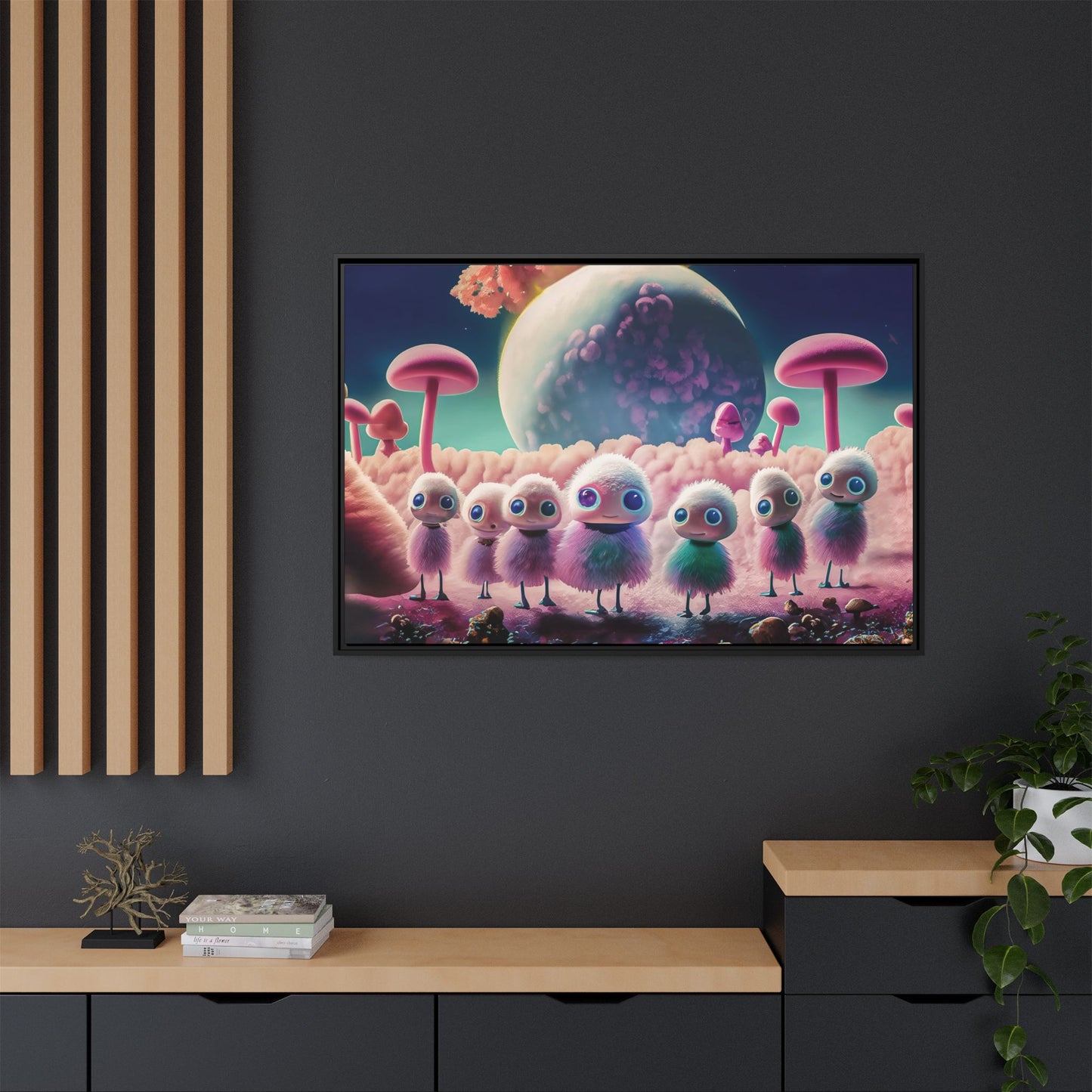 “"Keep smiling," whispered Axlar. "We can eat them later." – Fine Art Canvas Print By Andrew McCarter