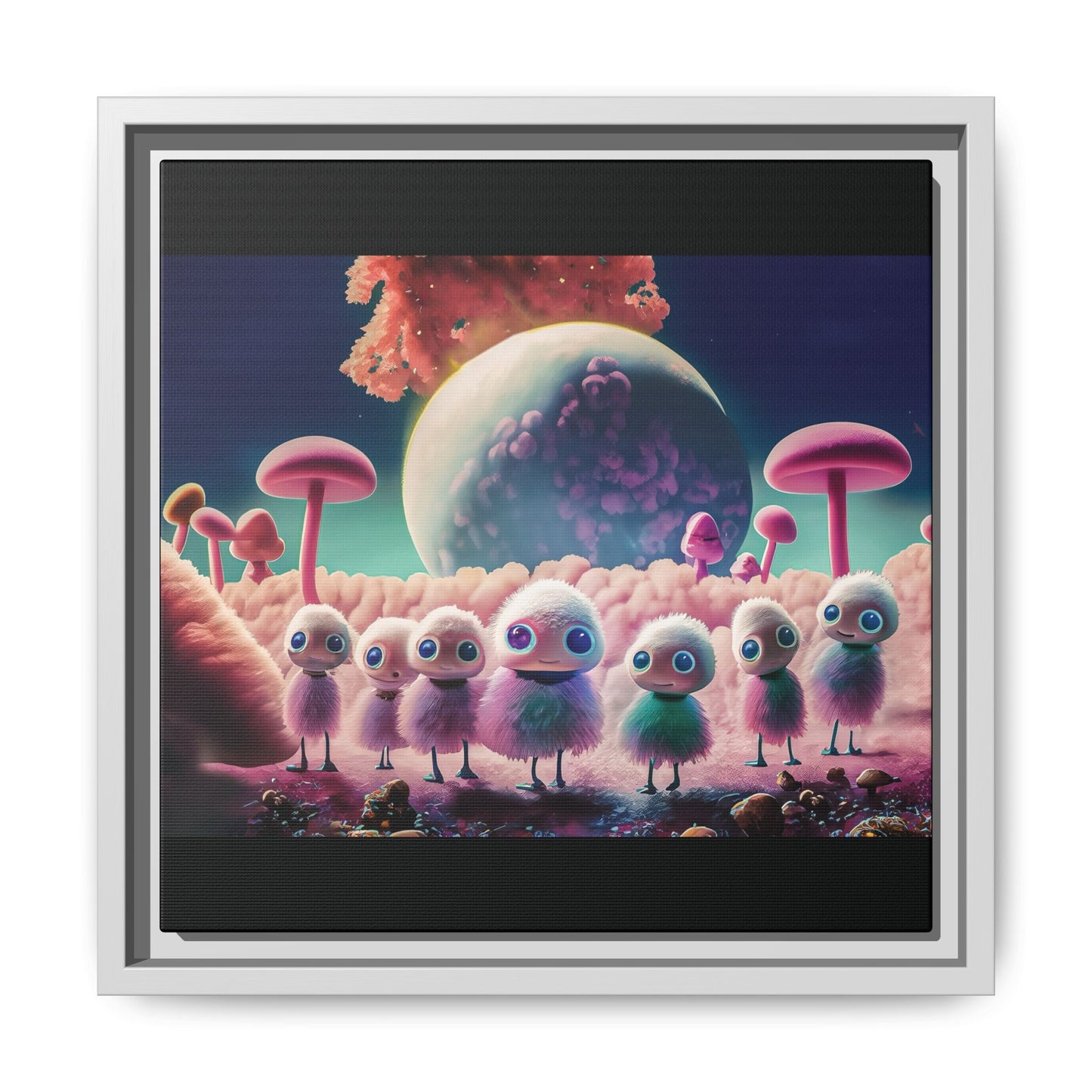 “"Keep smiling," whispered Axlar. "We can eat them later." – Fine Art Canvas Print By Andrew McCarter