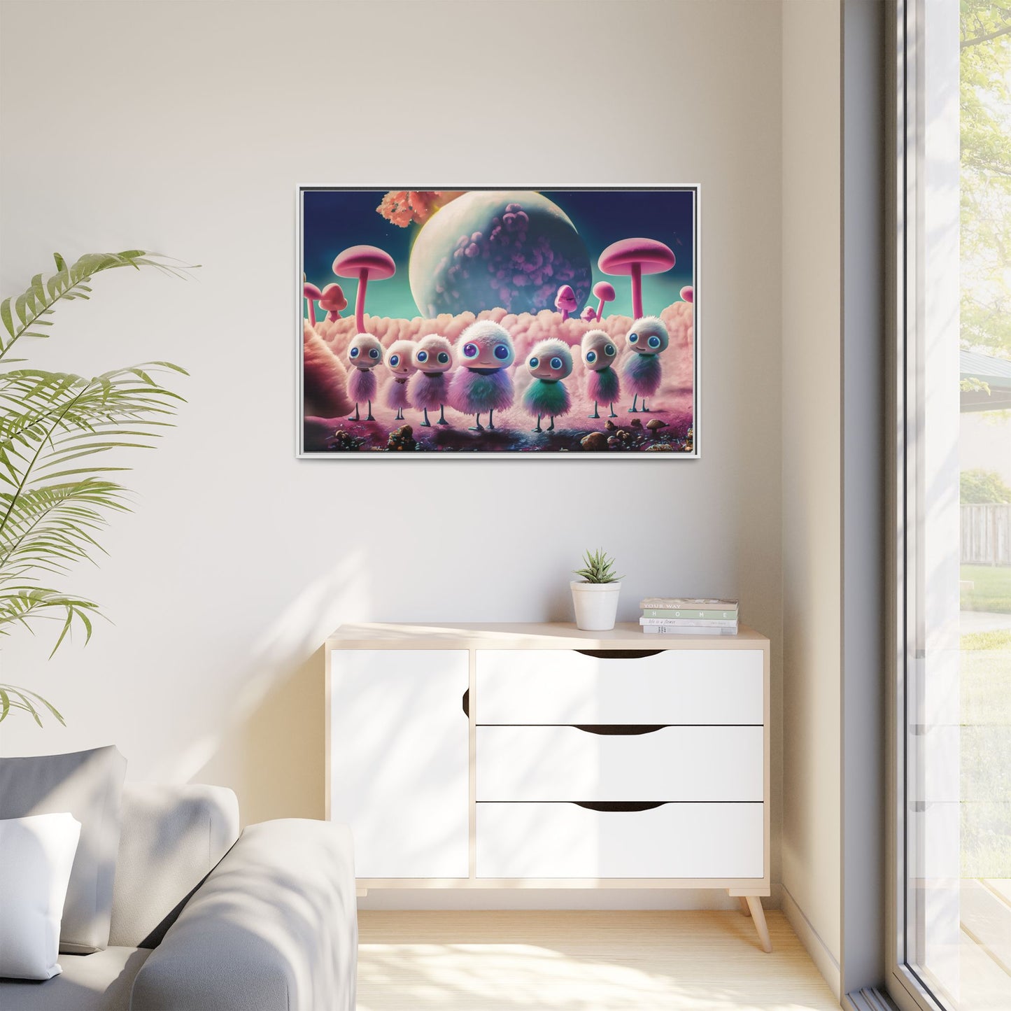 “"Keep smiling," whispered Axlar. "We can eat them later." – Fine Art Canvas Print By Andrew McCarter