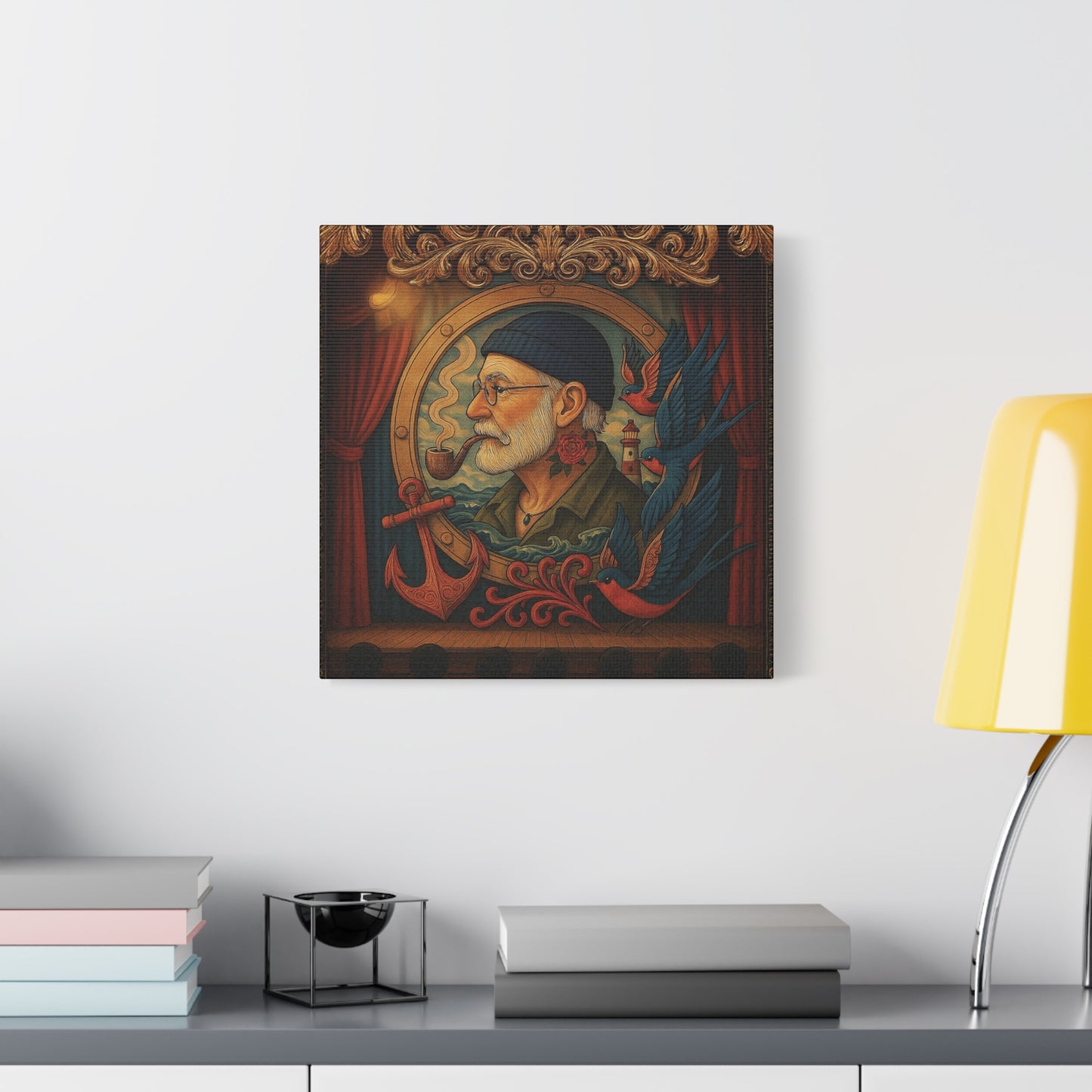 Canvas Wall Art - The Old Sailor’s Portrait