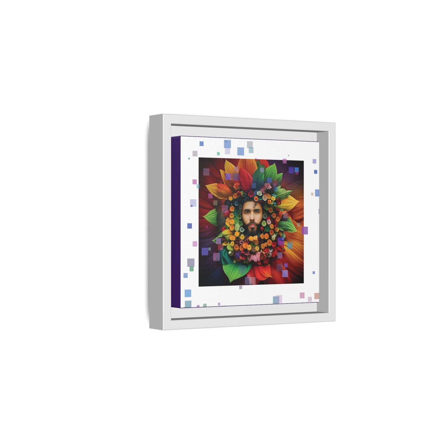 'Flourish: The Modern Green Man' canvas print By Andrew McCarter