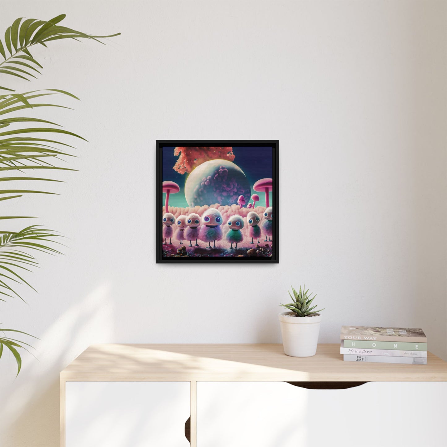 “"Keep smiling," whispered Axlar. "We can eat them later." – Fine Art Canvas Print By Andrew McCarter