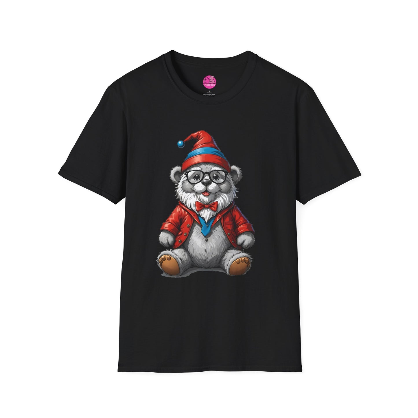 Bear Gnome Unisex T-Shirt - Fun Swiss Gnome Design for Bear Fans